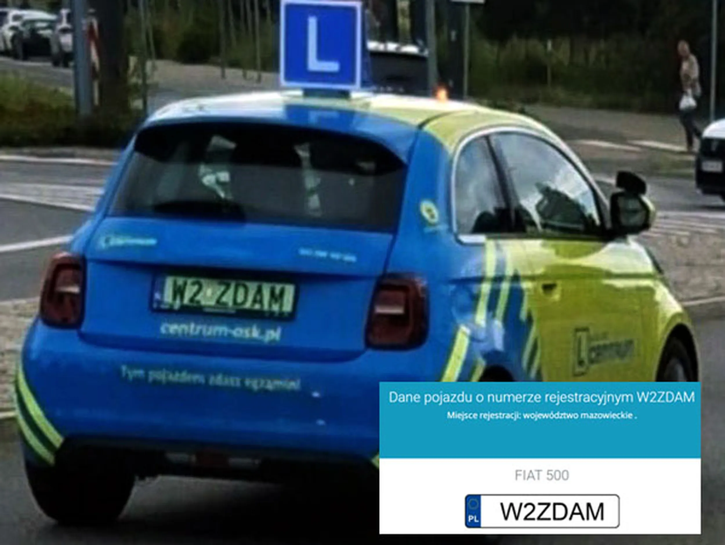 Fajny numer, blacha W2 ZDAM