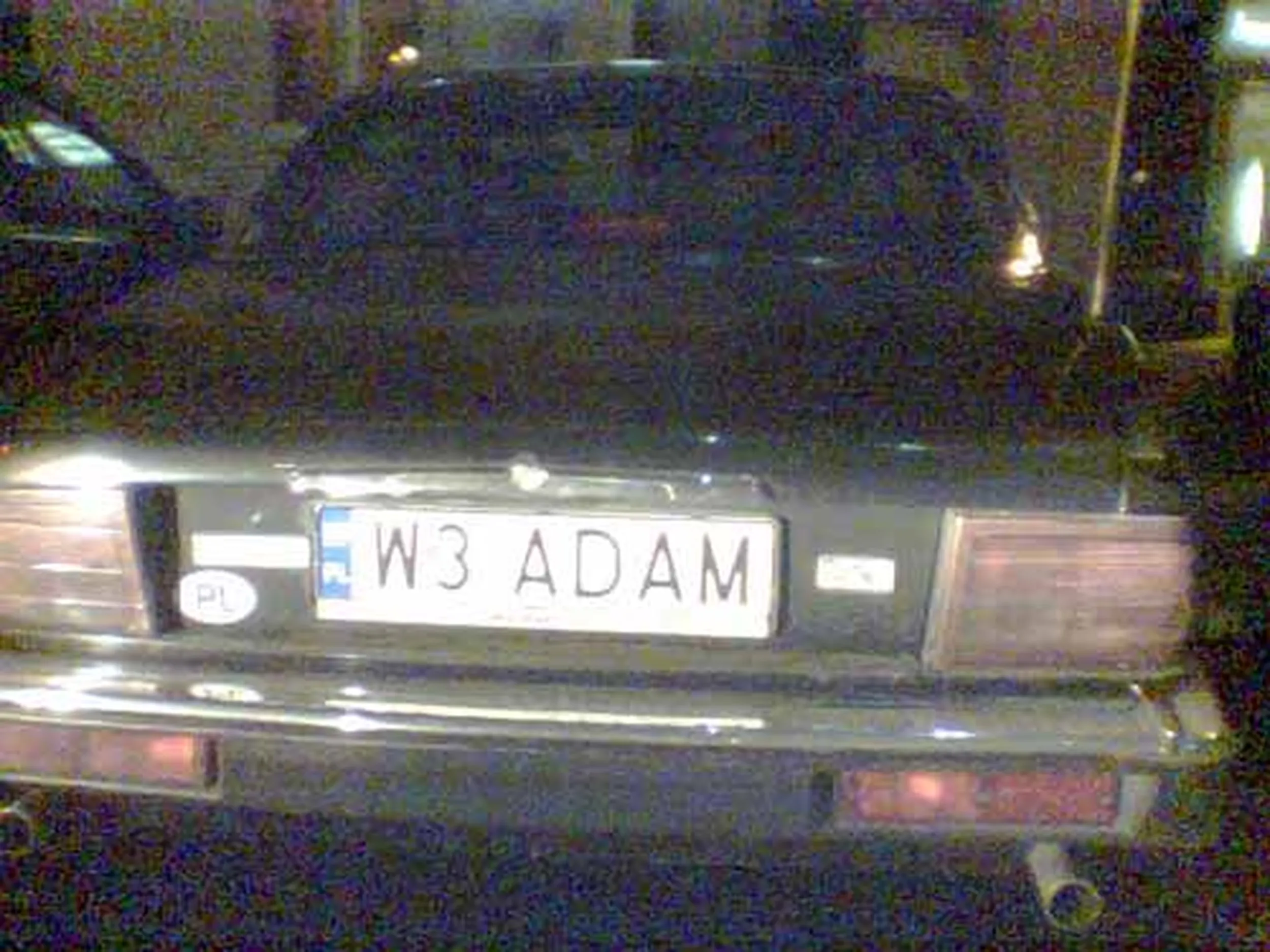 Fajny numer, blacha W3 ADAM