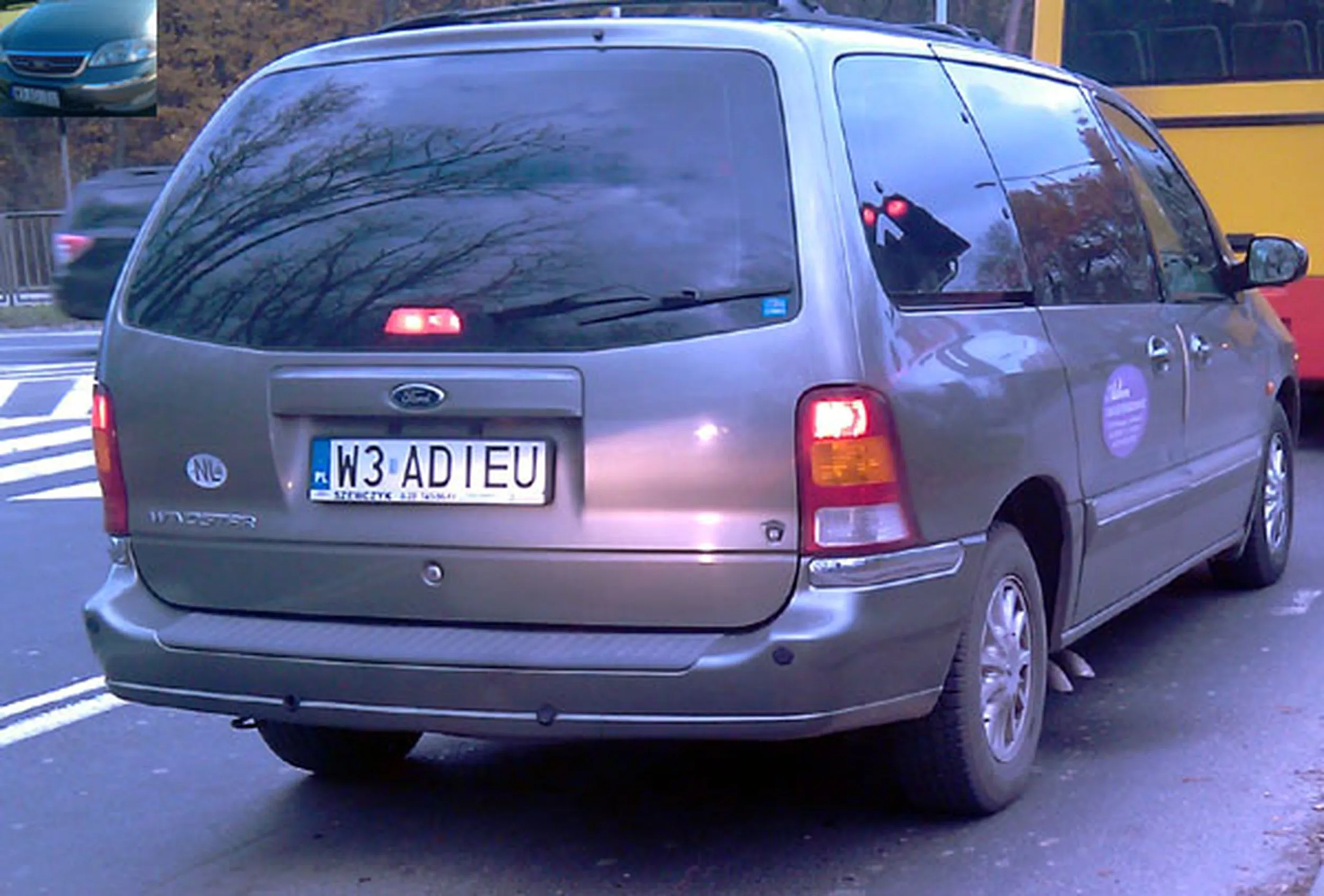 Fajny numer, blacha W3 ADIEU