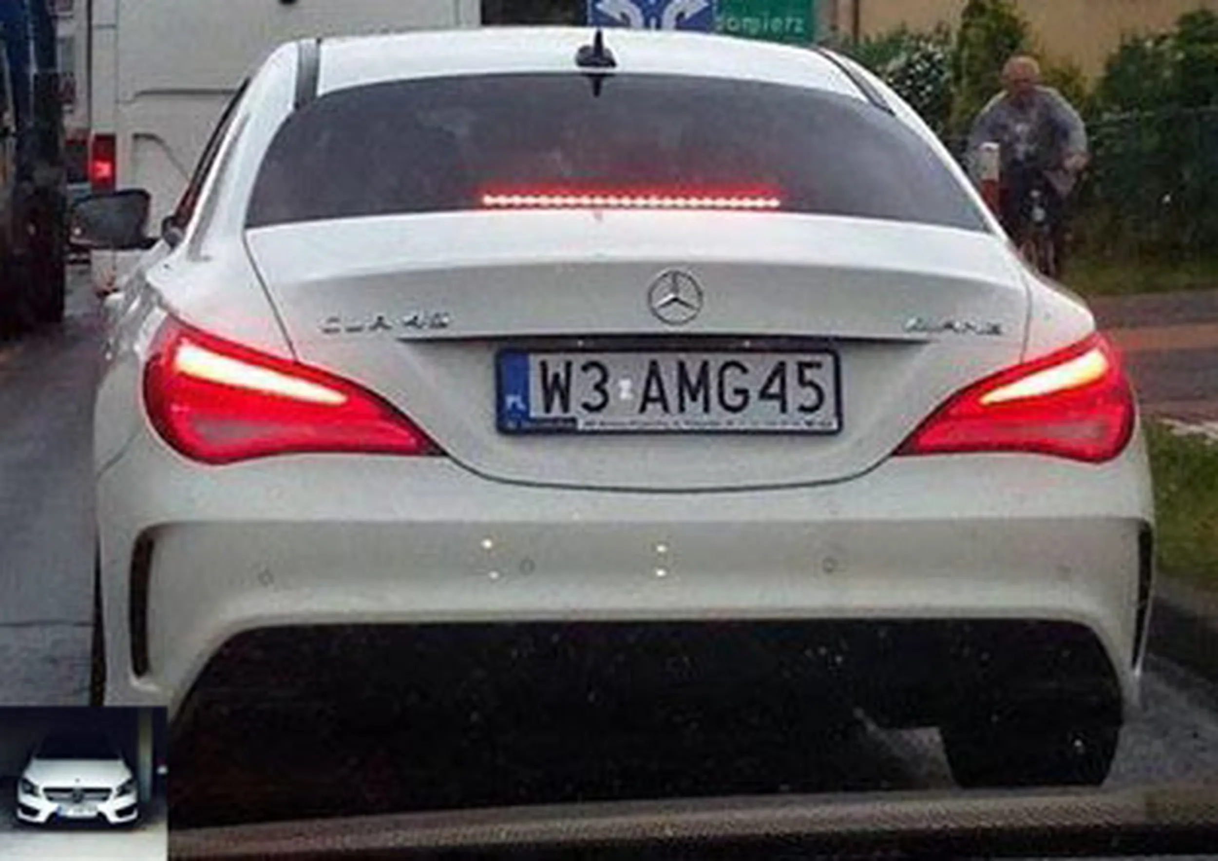 Fajny numer, blacha W3 AMG45