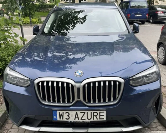 Fajny numer, blacha W3 AZURE