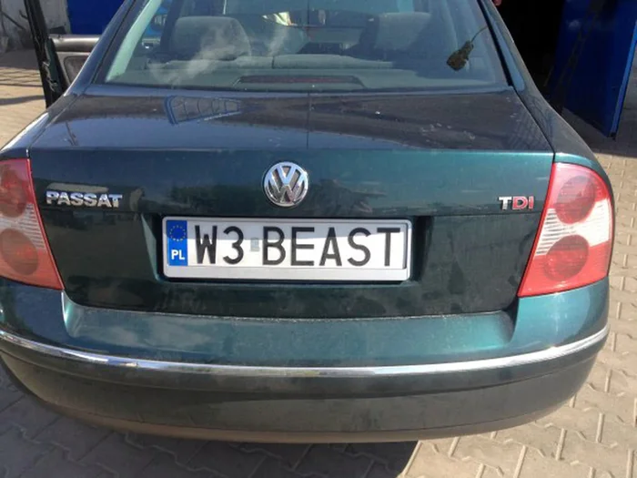 Fajny numer, blacha W3 BEAST