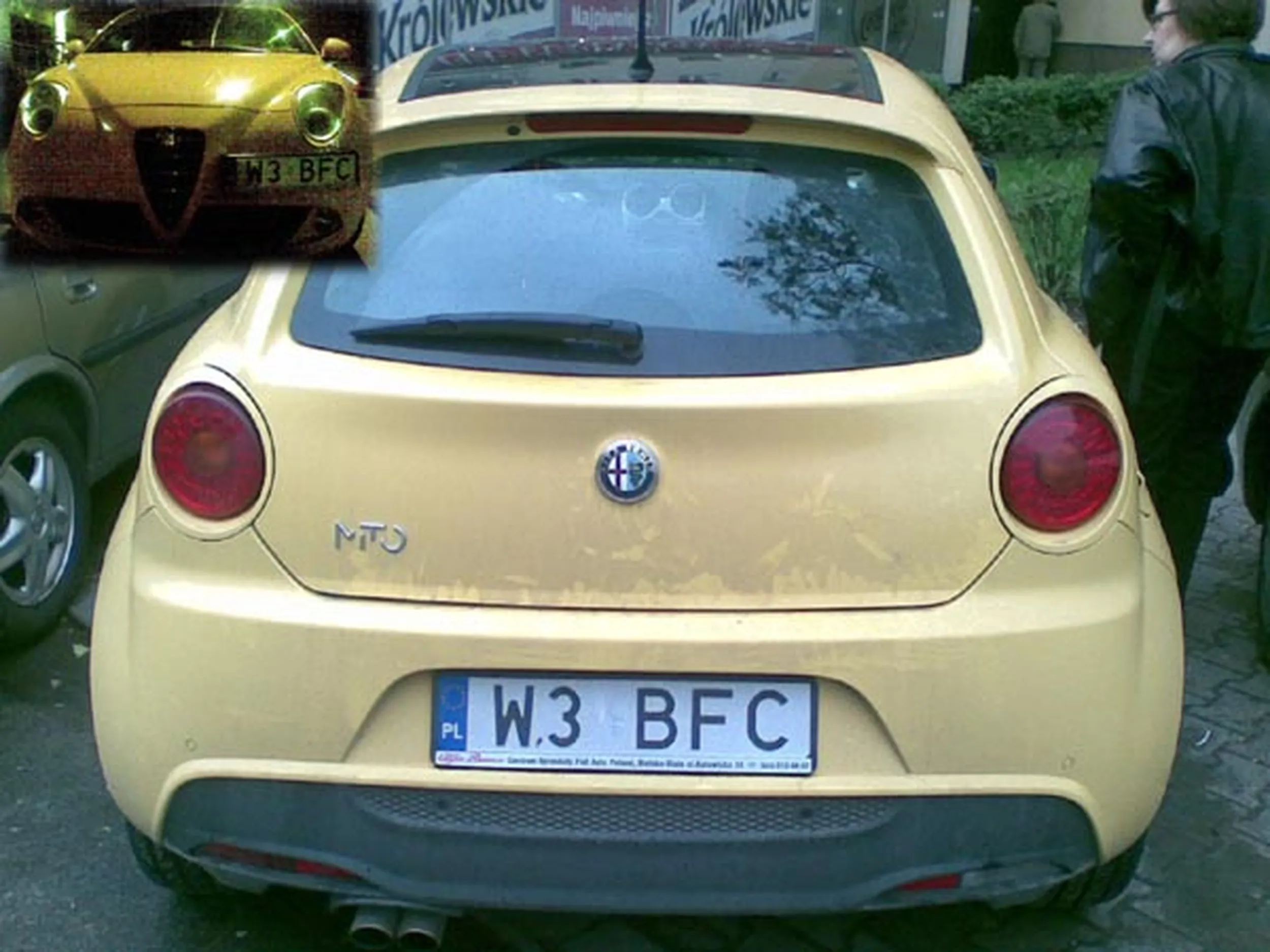 Fajny numer, blacha W3 BFC