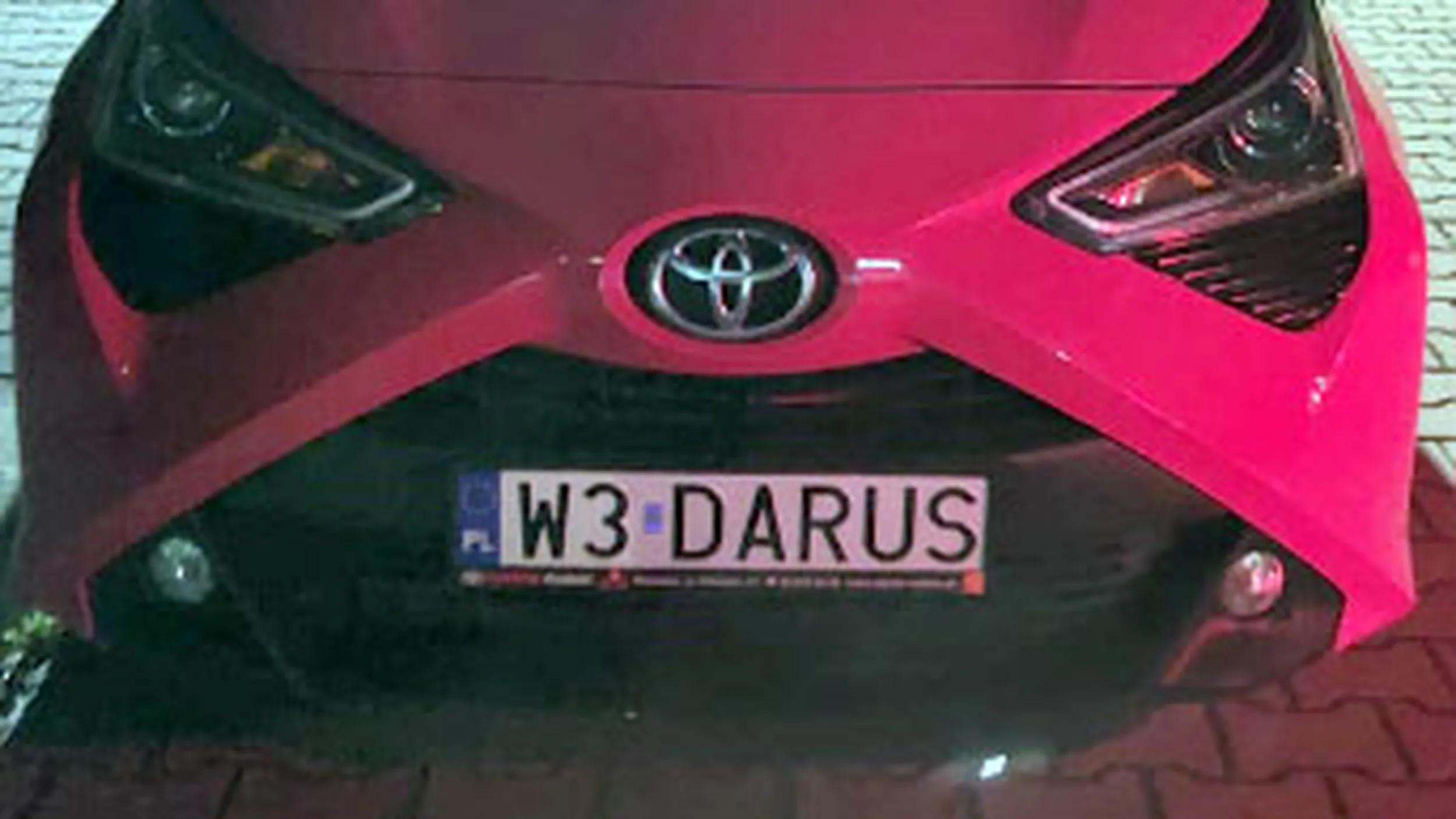 Fajny numer, blacha W3 DARUS