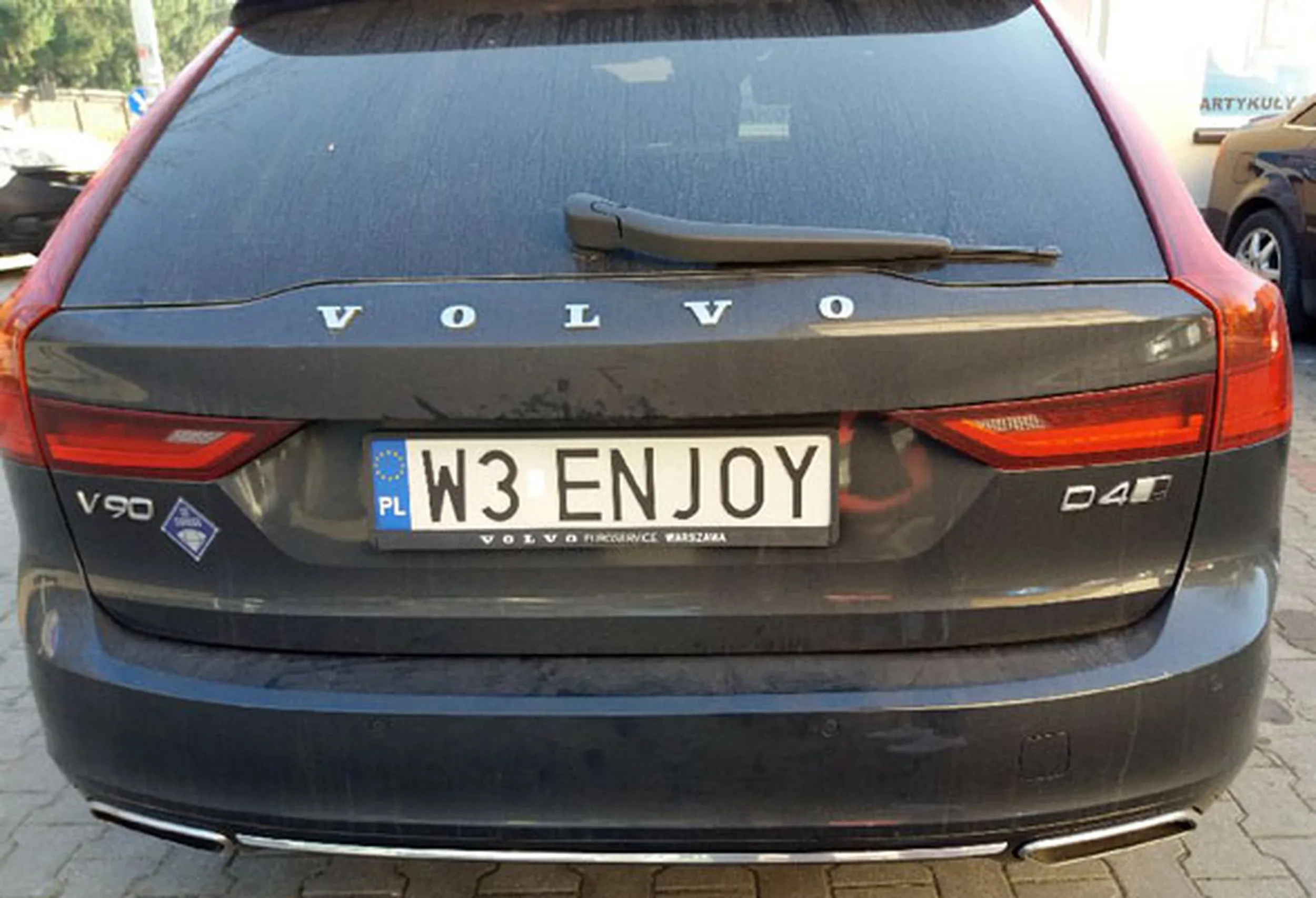 Fajny numer, blacha W3 ENJOY