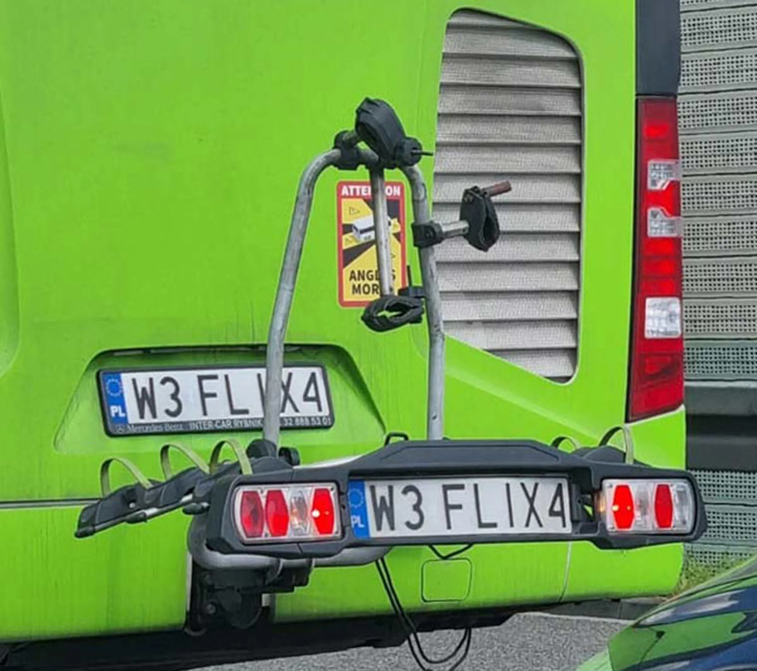 Fajny numer, blacha W3 FLIX4