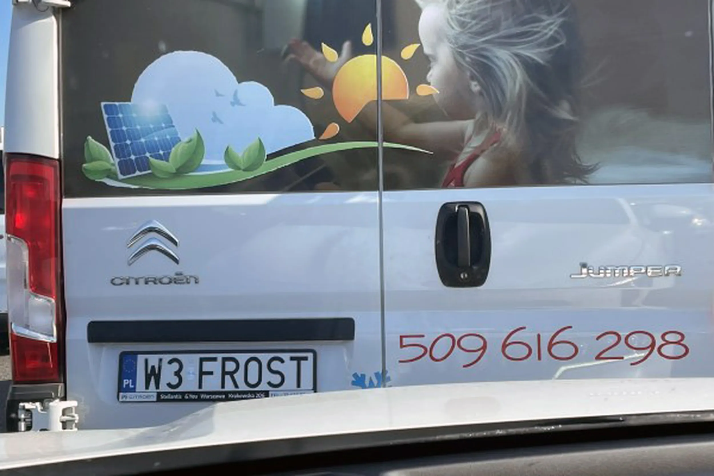 Fajny numer, blacha W3 FROST