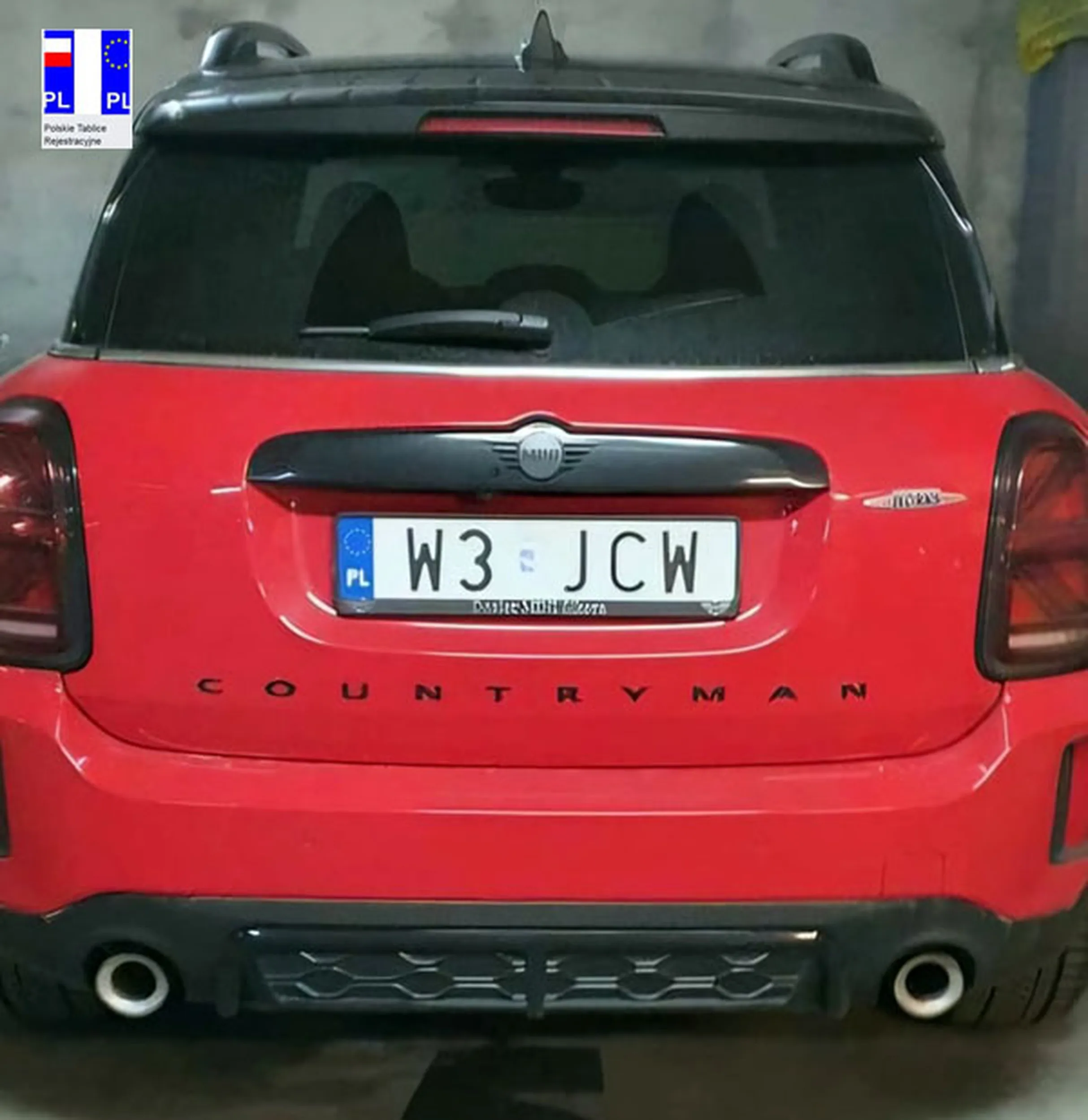 Fajny numer, blacha W3 JCW
