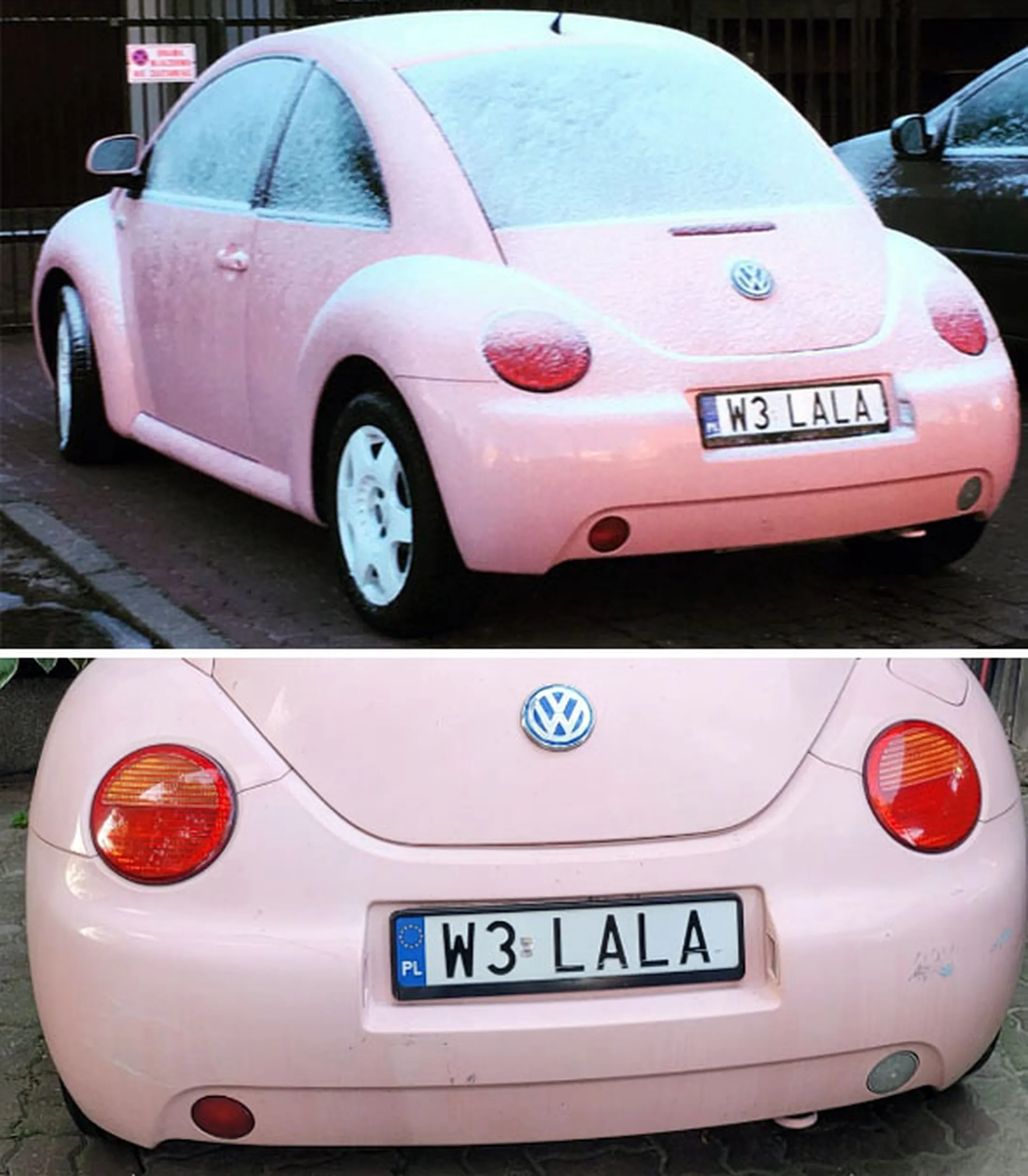 Fajny numer, blacha W3 LALA