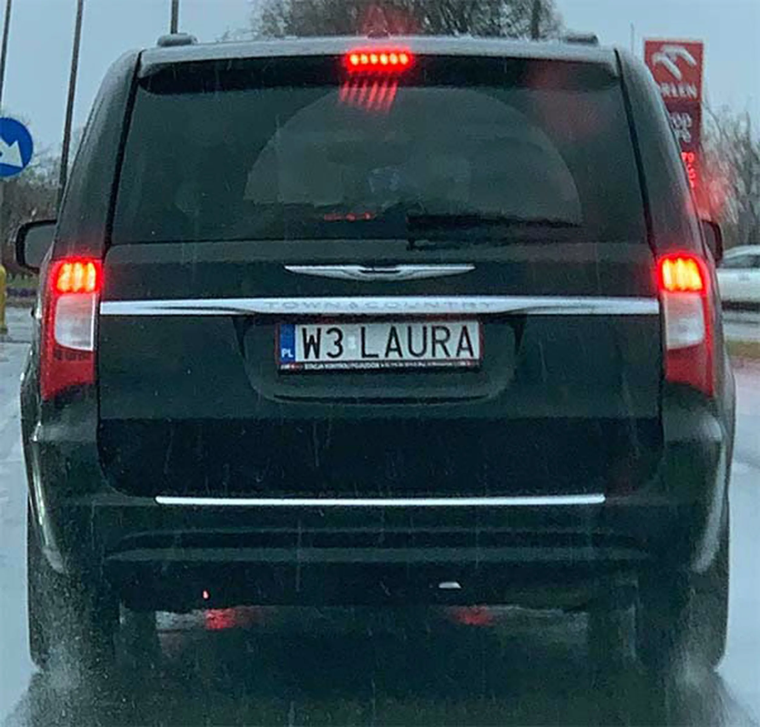 Fajny numer, blacha W3 LAURA