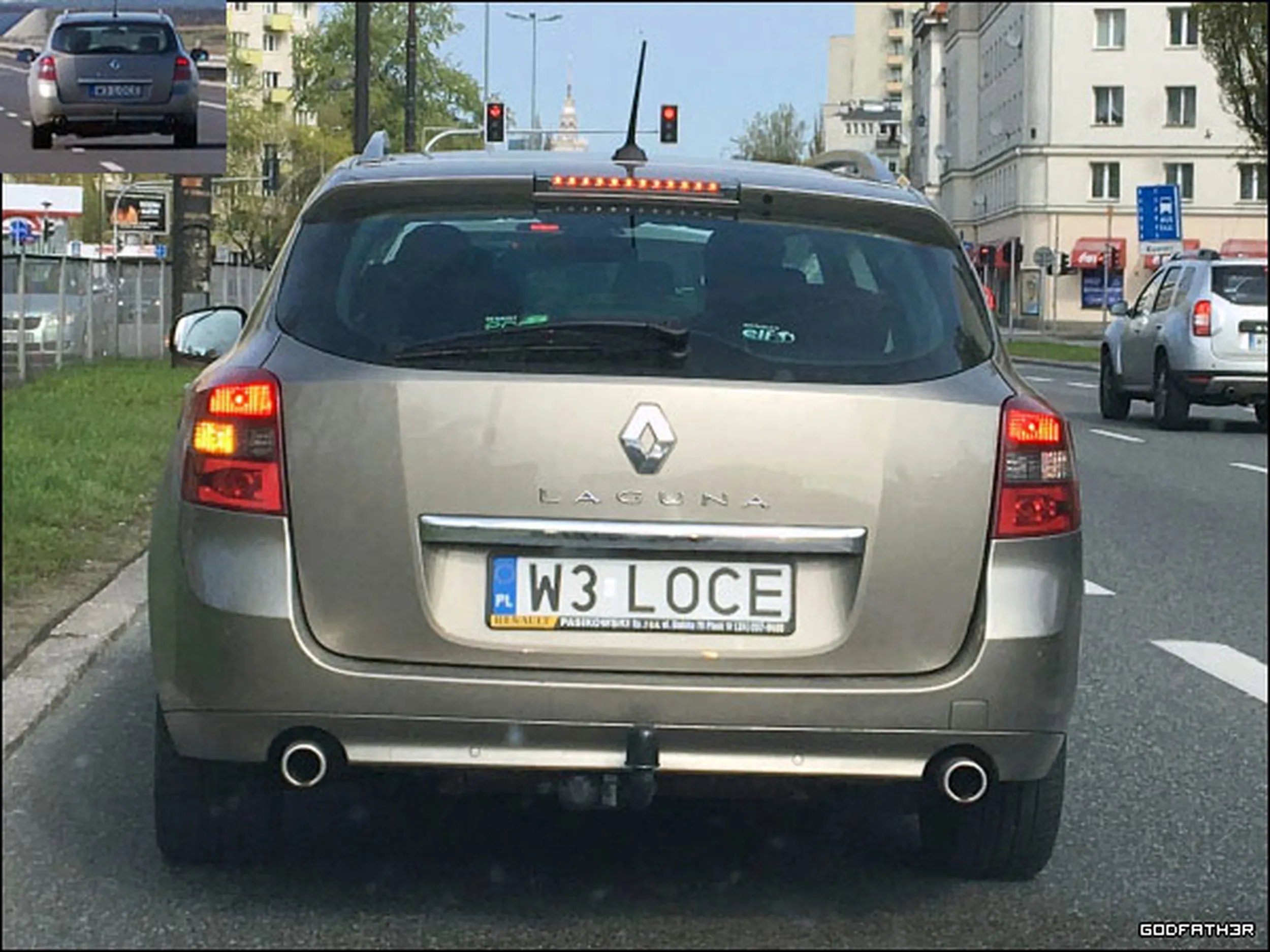 Fajny numer, blacha W3 LOCE