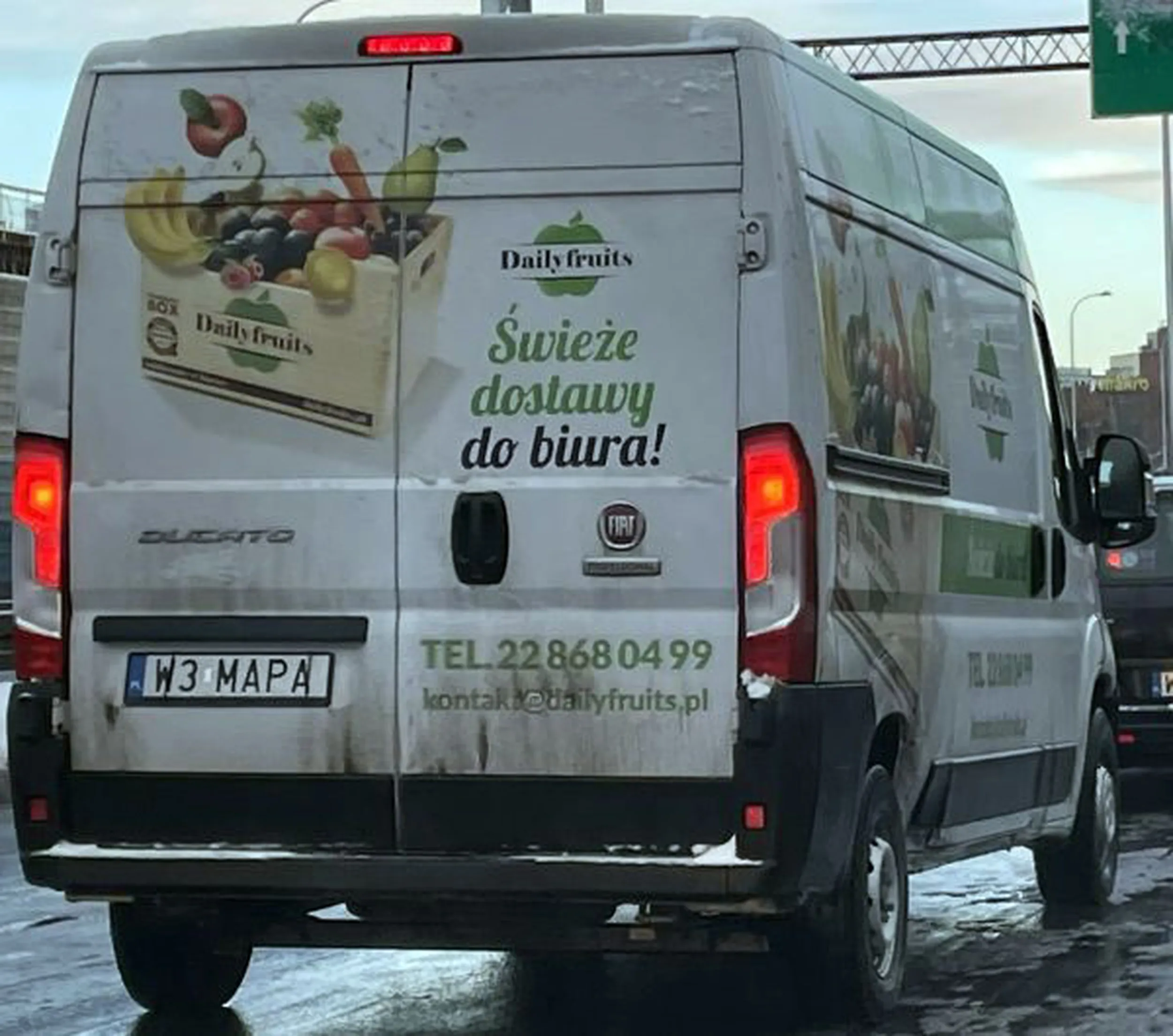 Fajny numer, blacha W3 MAPA