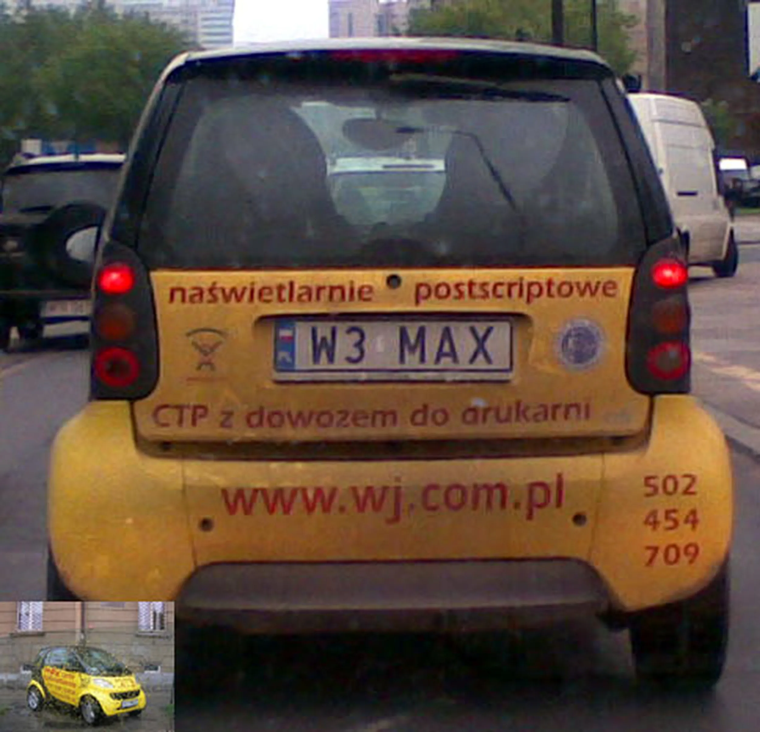 Fajny numer, blacha W3 MAX