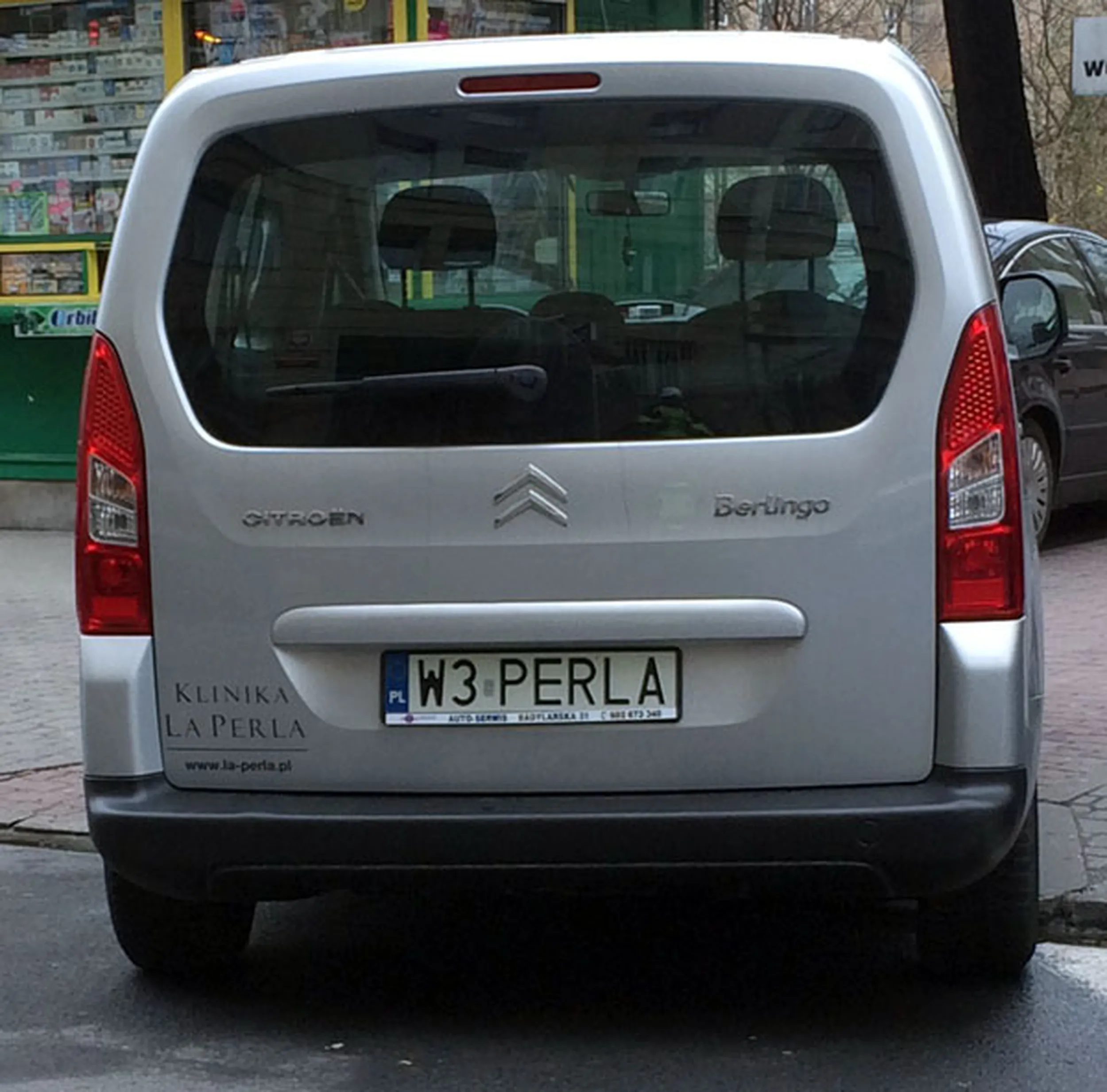 Fajny numer, blacha W3 PERLA