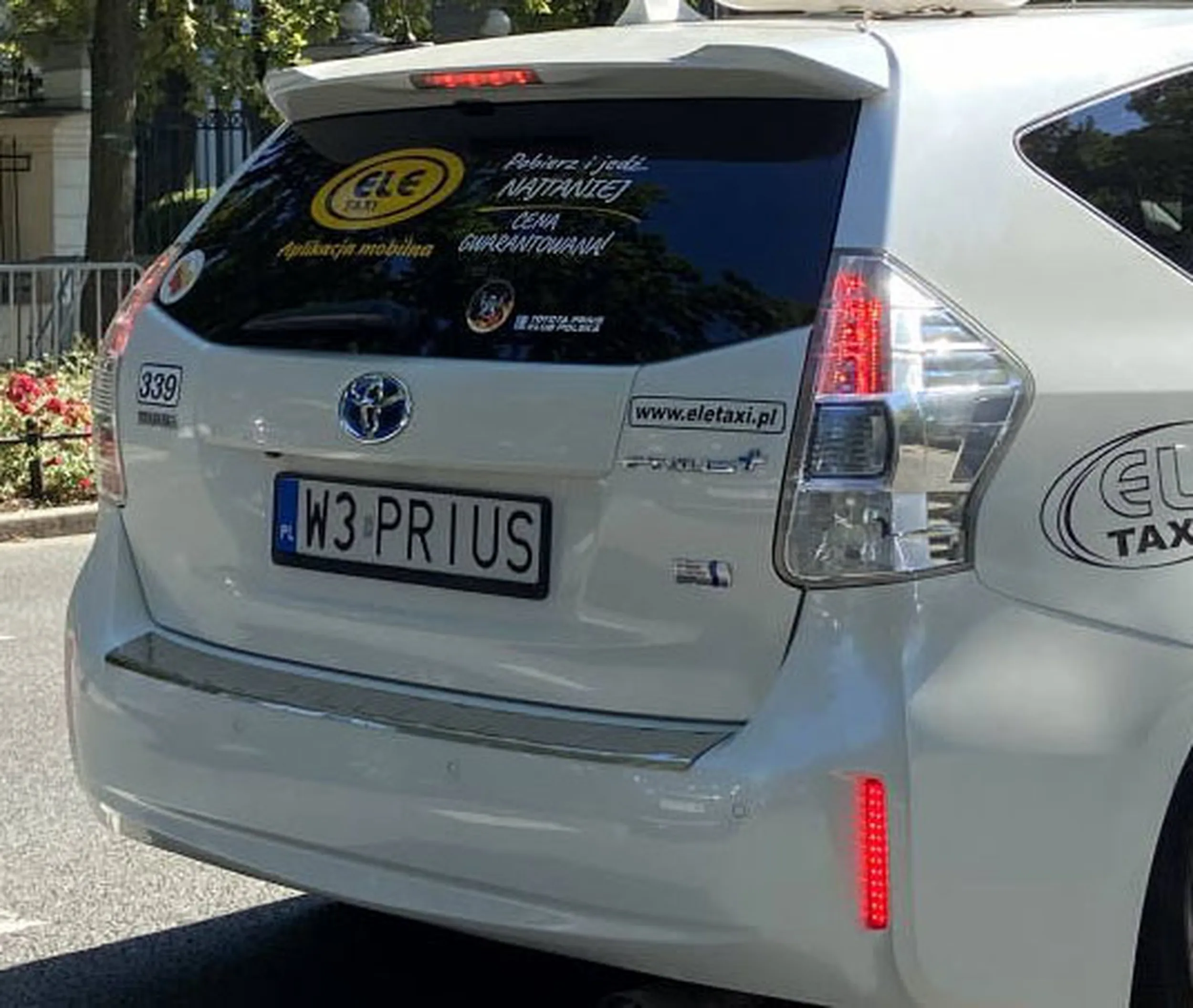 Fajny numer, blacha W3 PRIUS