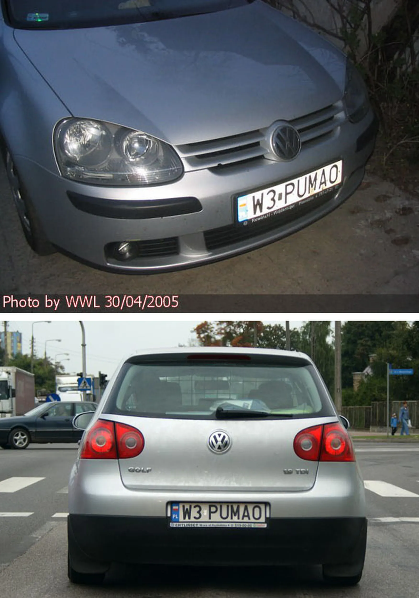 Fajny numer, blacha W3 PUMAO