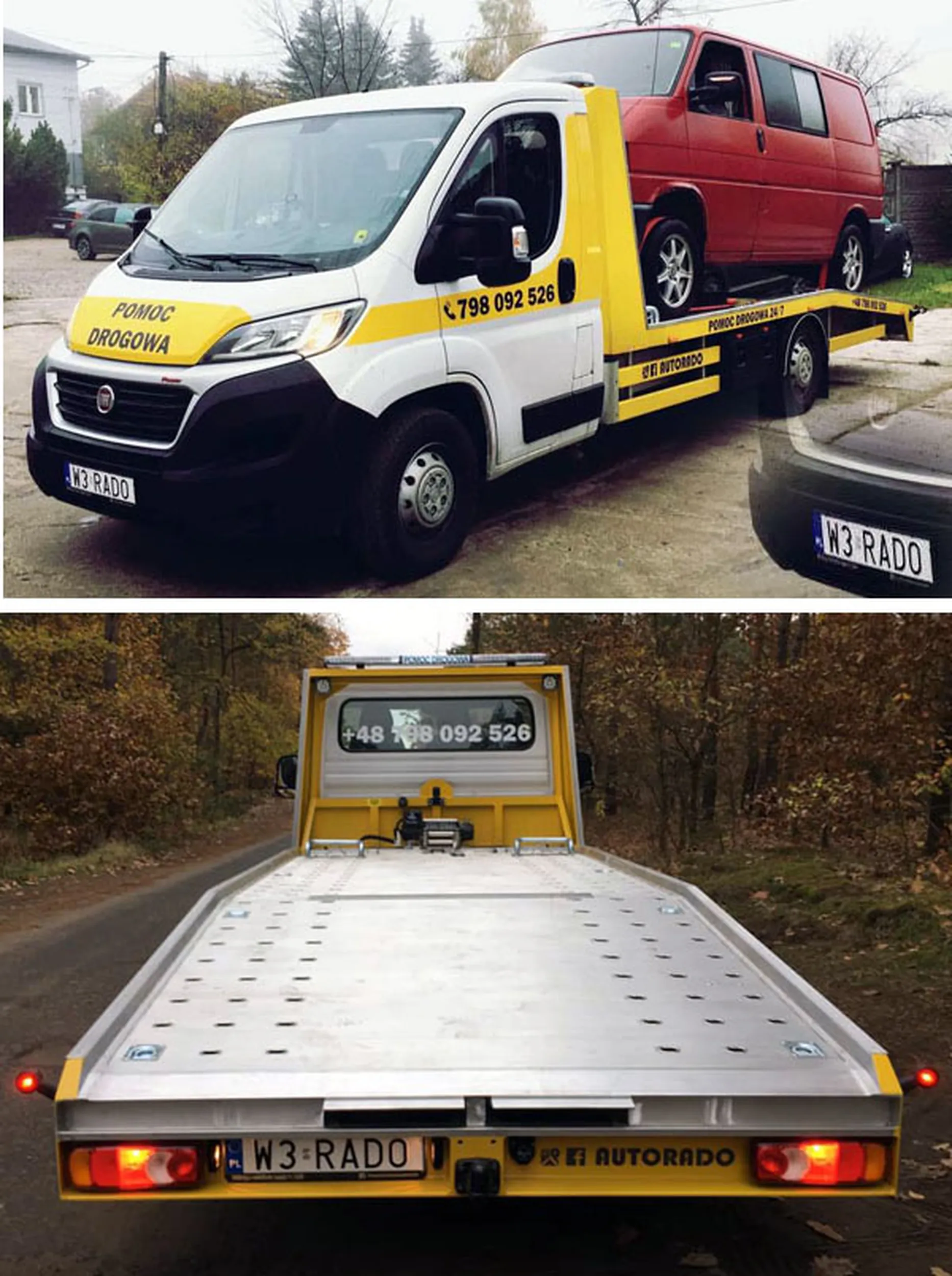 Fajny numer, blacha W3 RADO