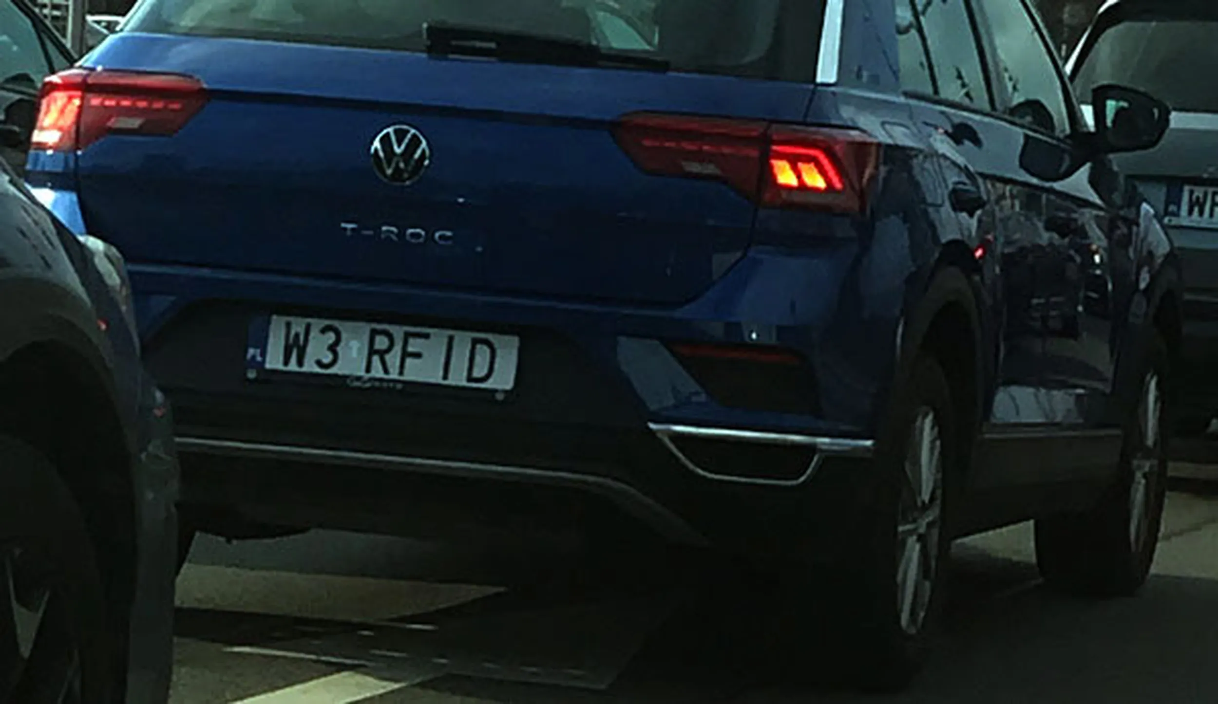 Fajny numer, blacha W3 RFID