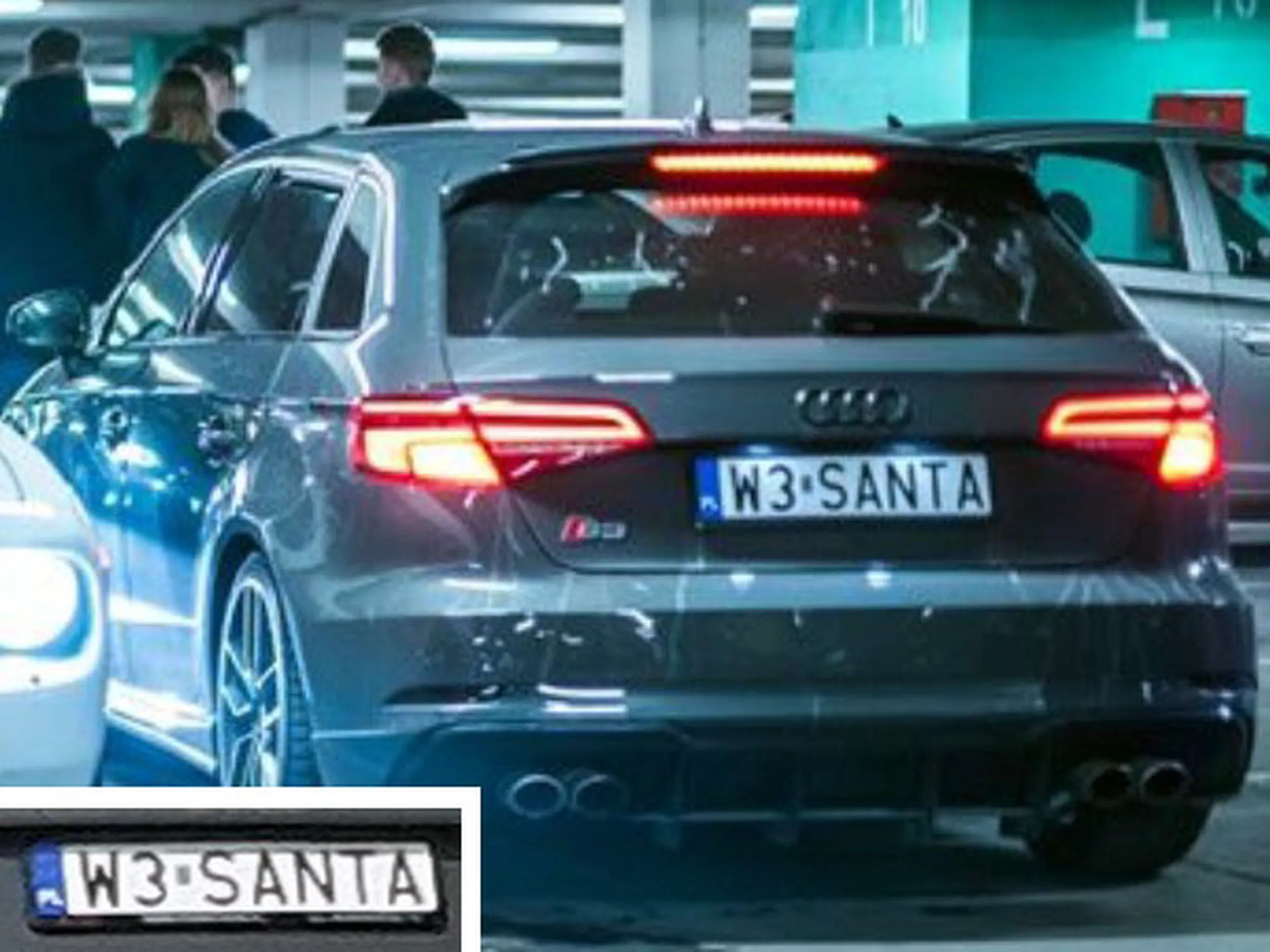 Fajny numer, blacha W3 SANTA