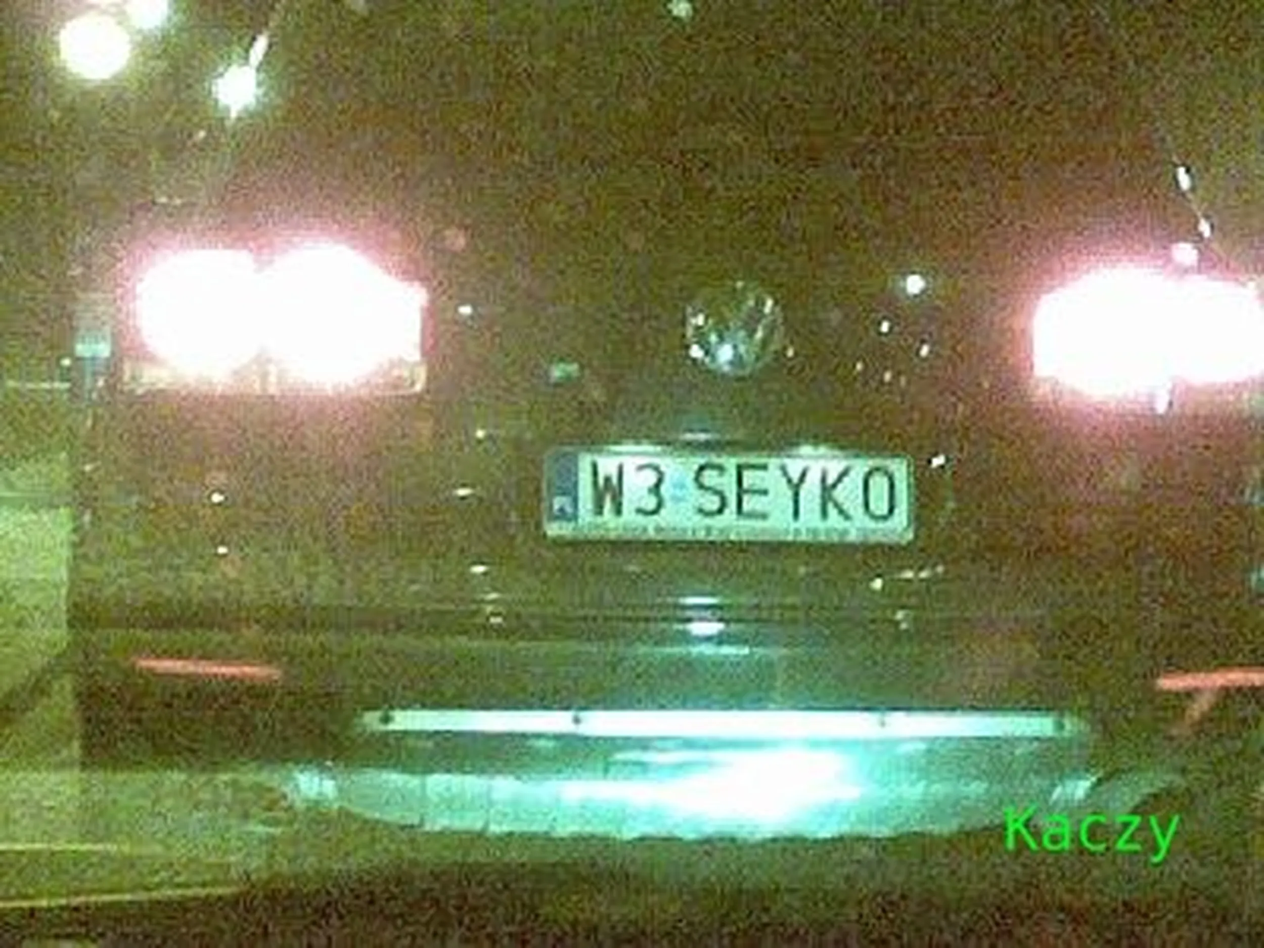 Fajny numer, blacha W3 SEYKO