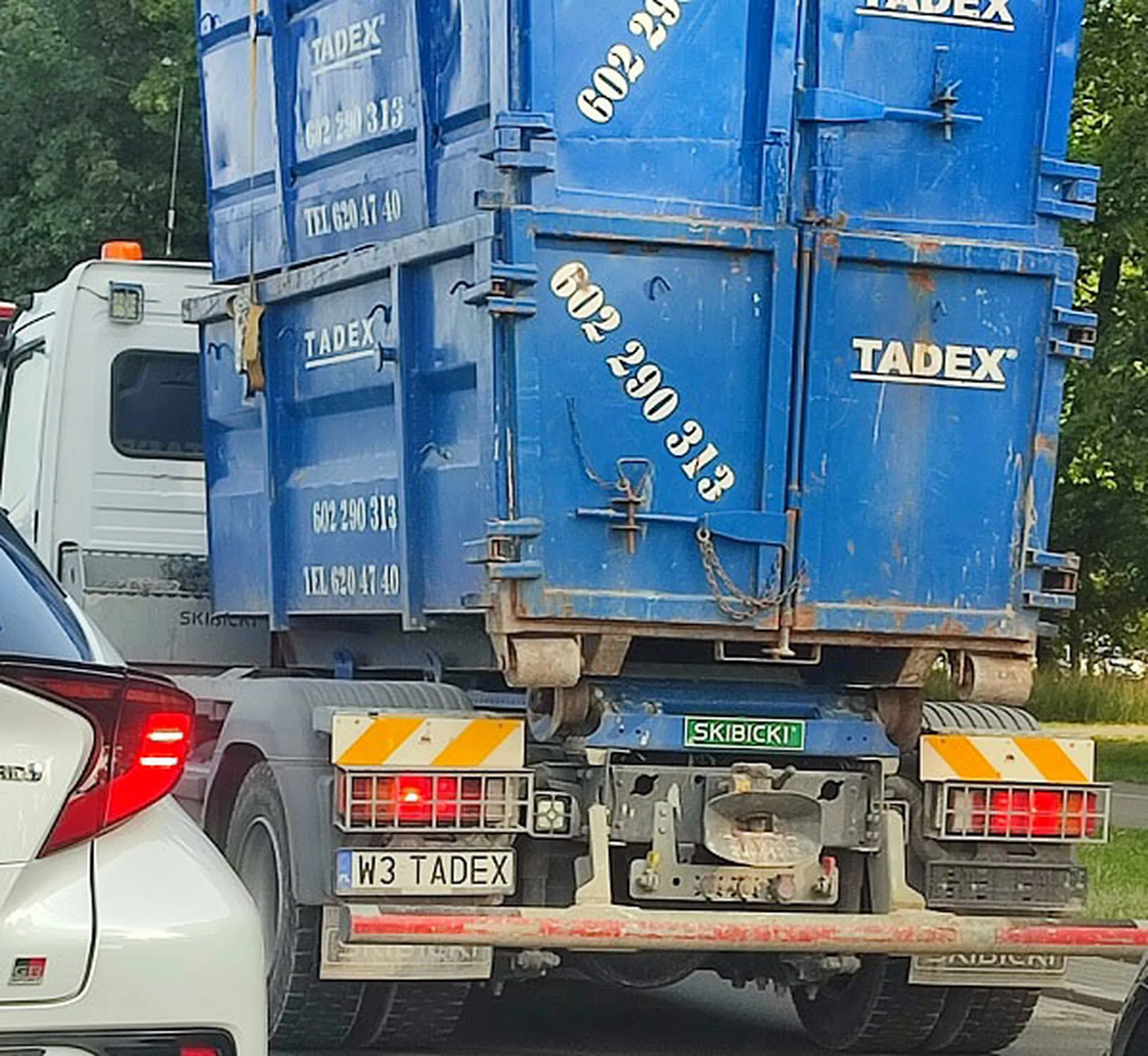 Fajny numer, blacha W3 TADEX