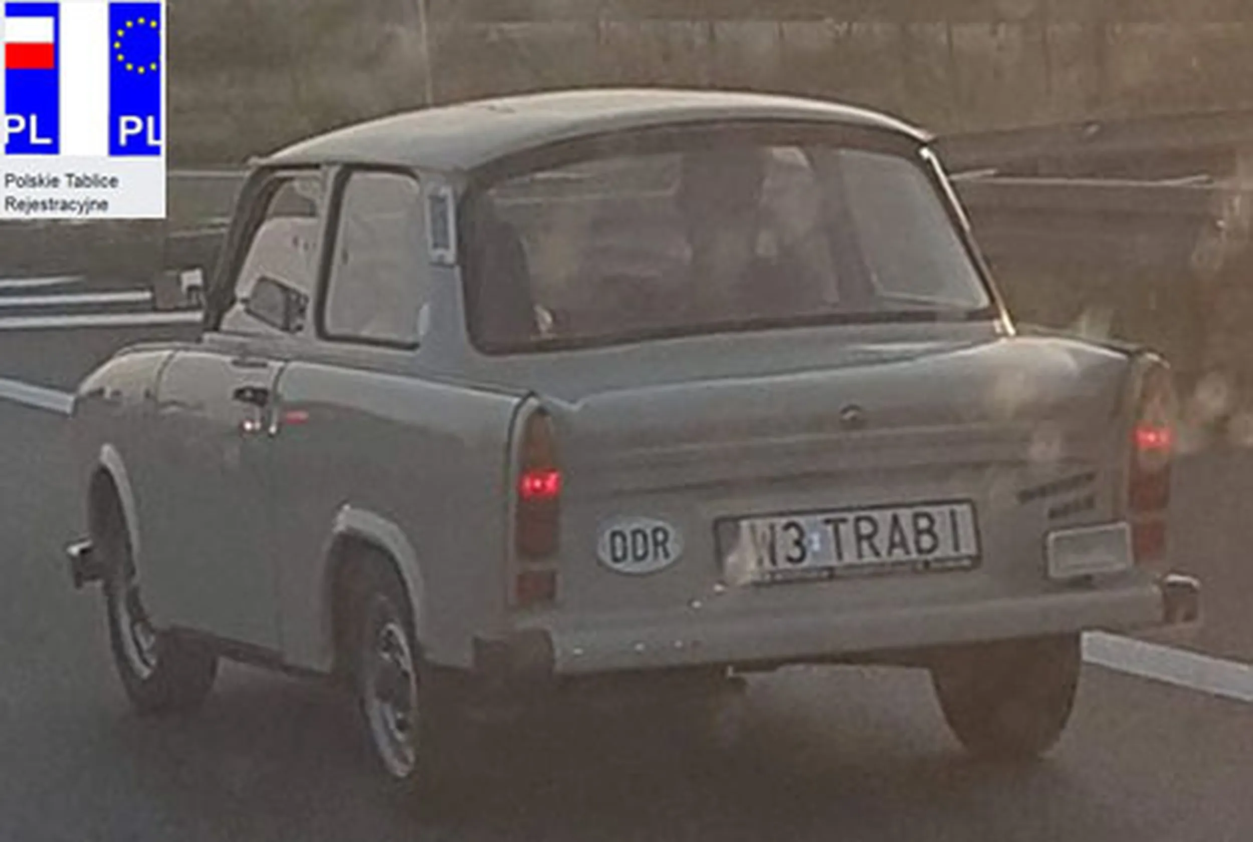 Fajny numer, blacha W3 TRABI