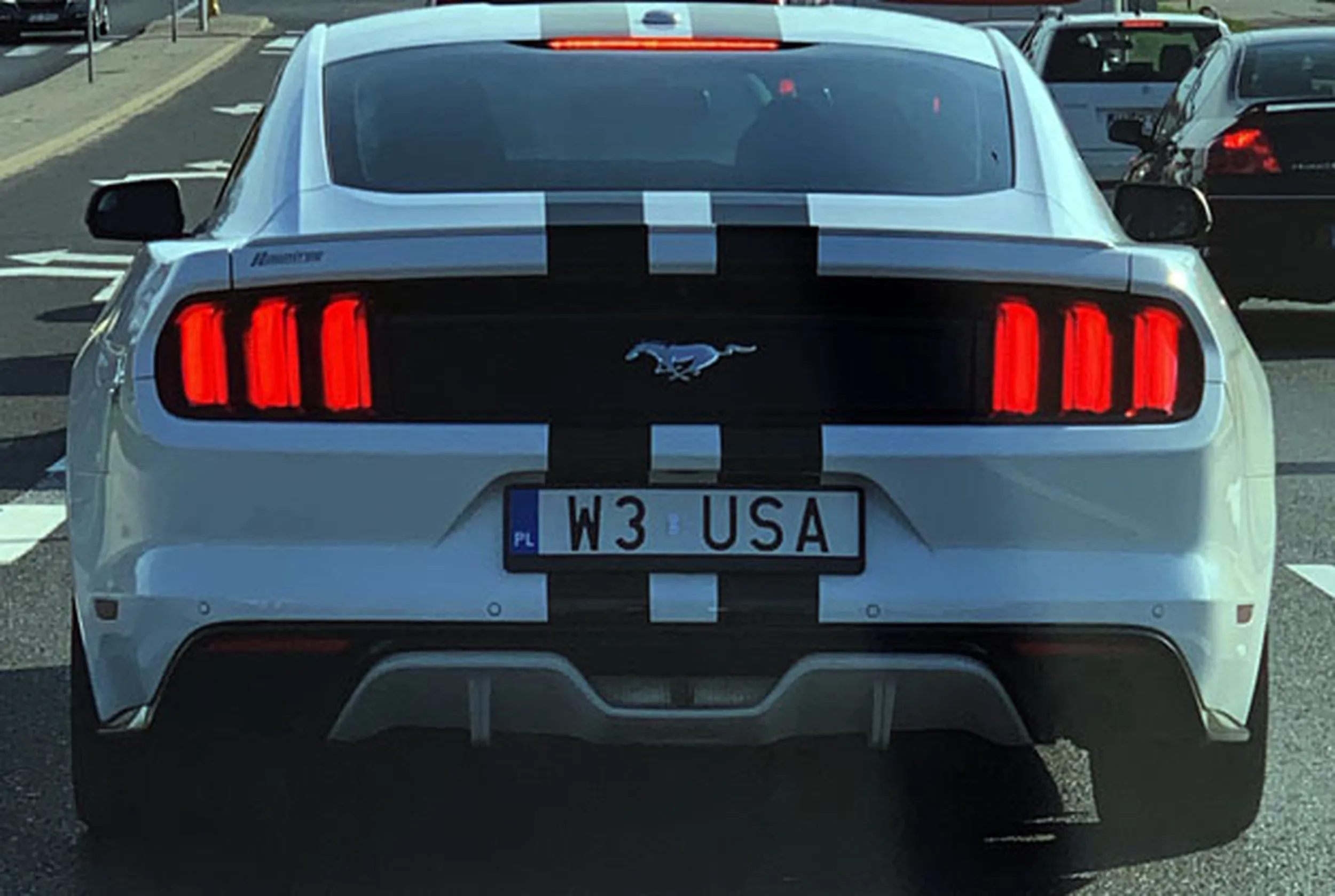 Fajny numer, blacha W3 USA