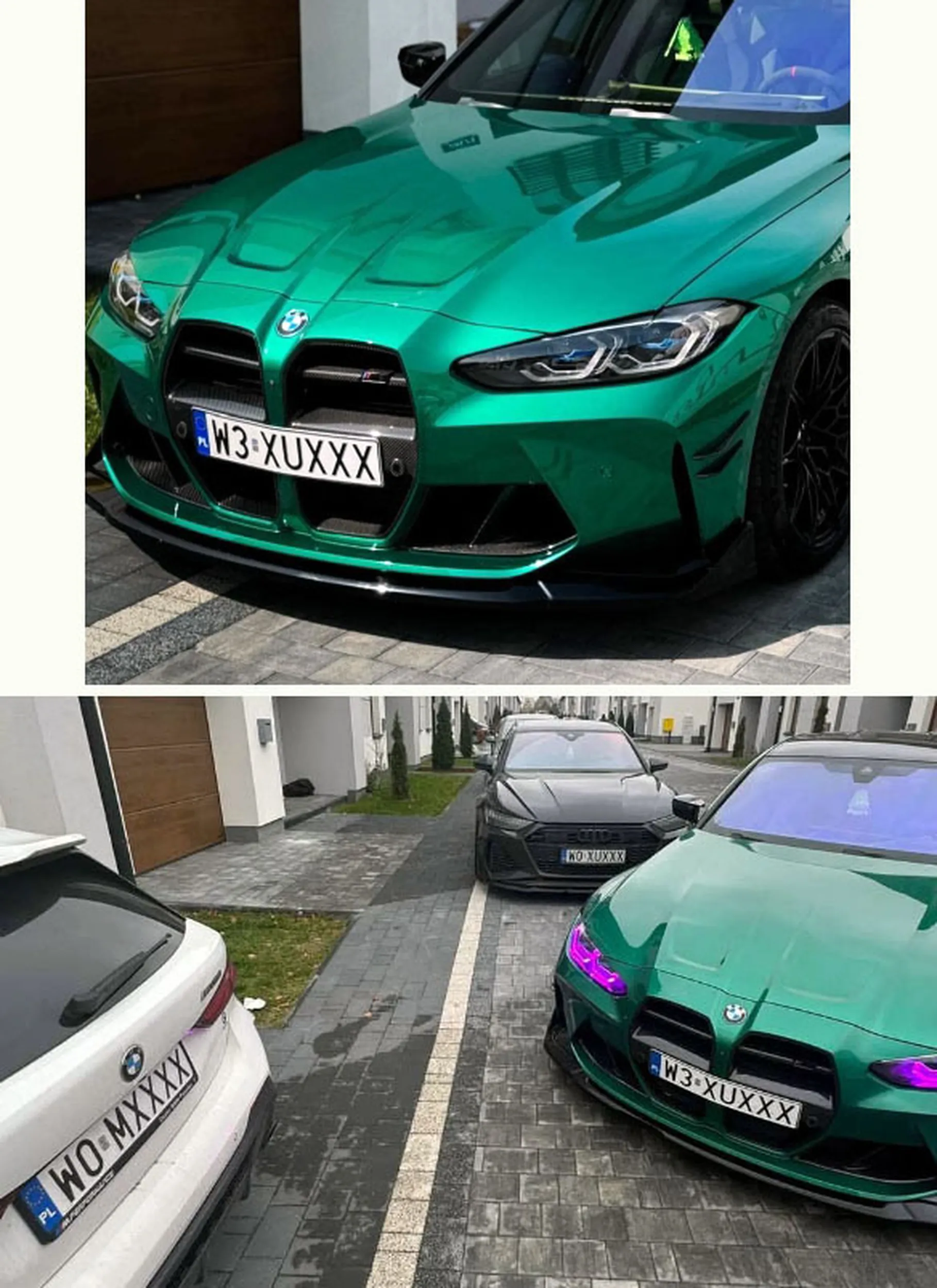 Fajny numer, blacha W3 XUXXX