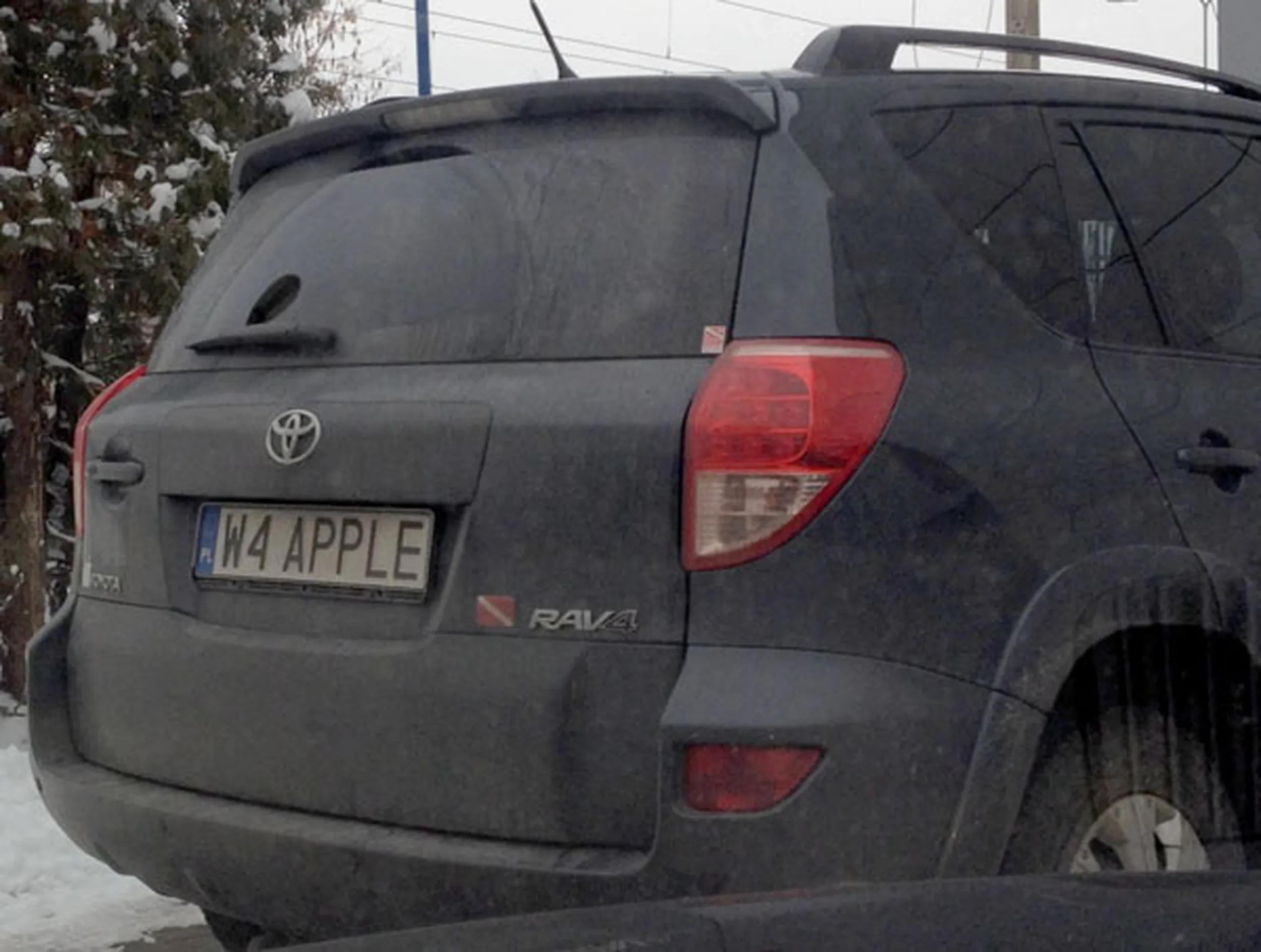 Fajny numer, blacha W4 APPLE