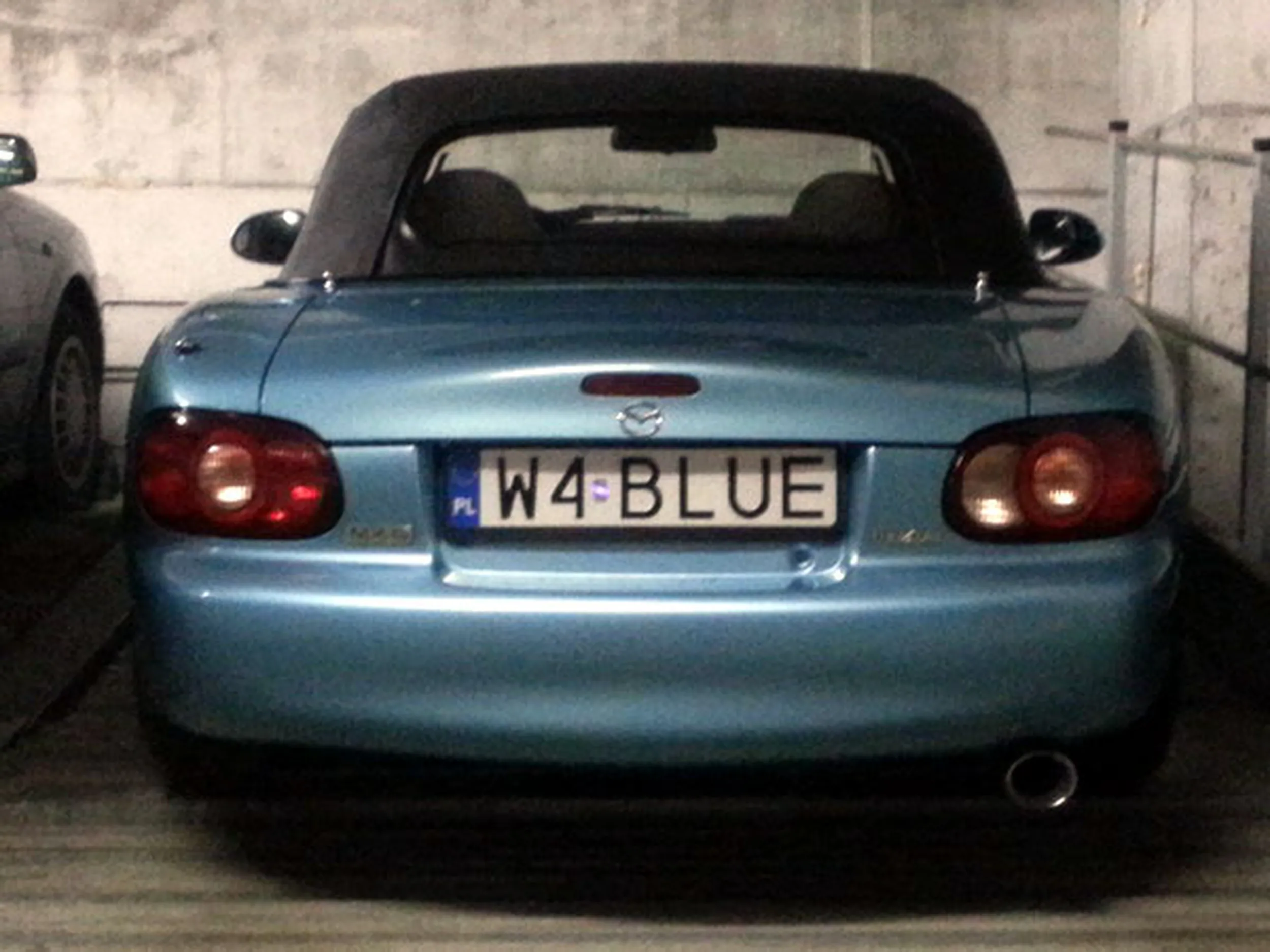 Fajny numer, blacha W4 BLUE