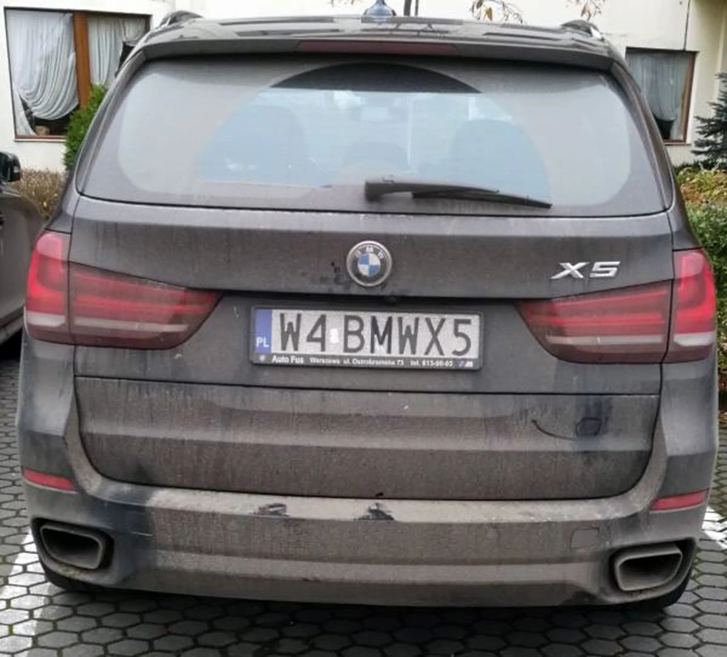 Fajny numer, blacha W4 BMWX5