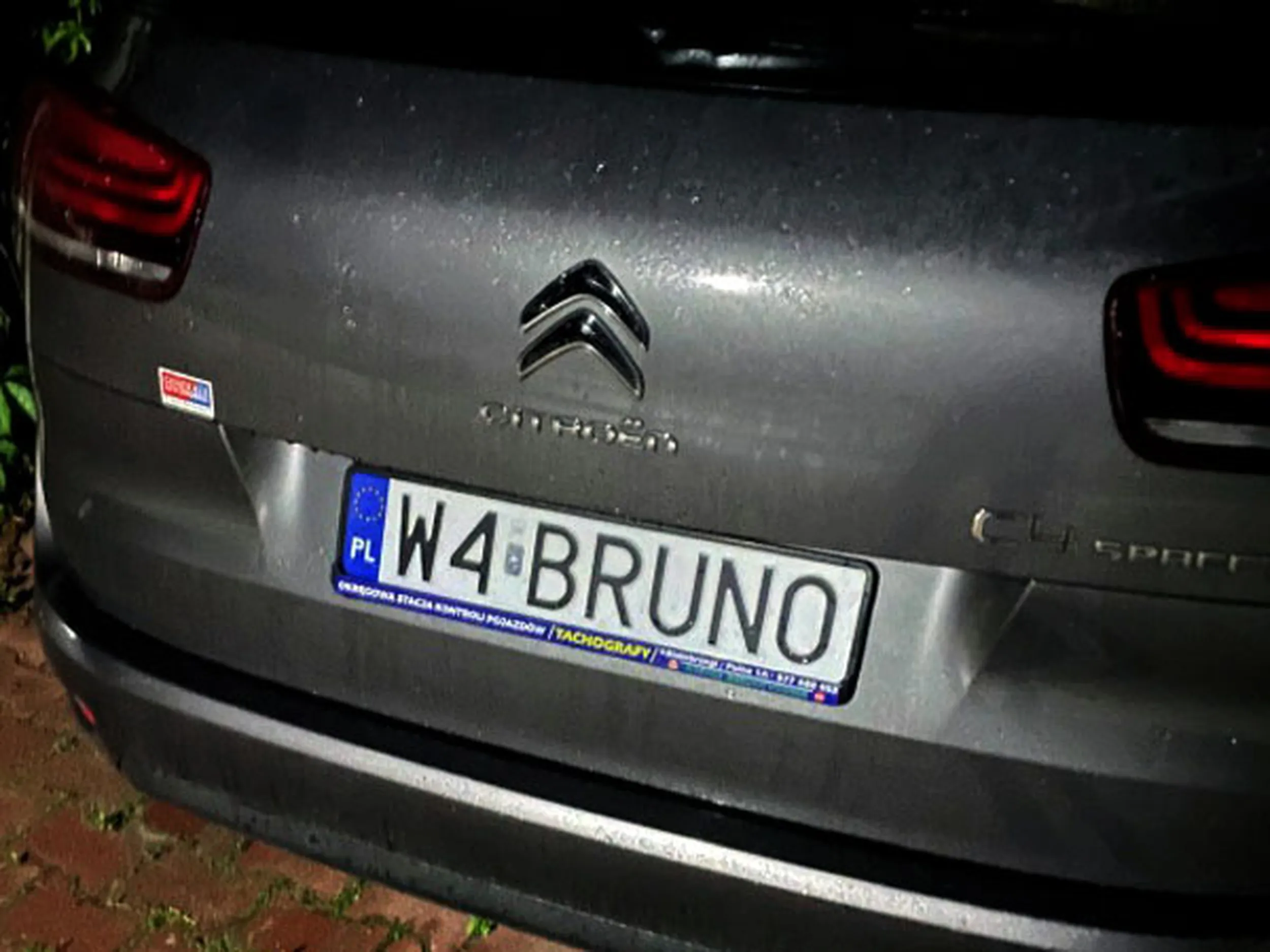 Fajny numer, blacha W4 BRUNO