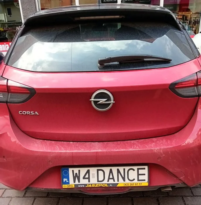 Fajny numer, blacha W4 DANCE