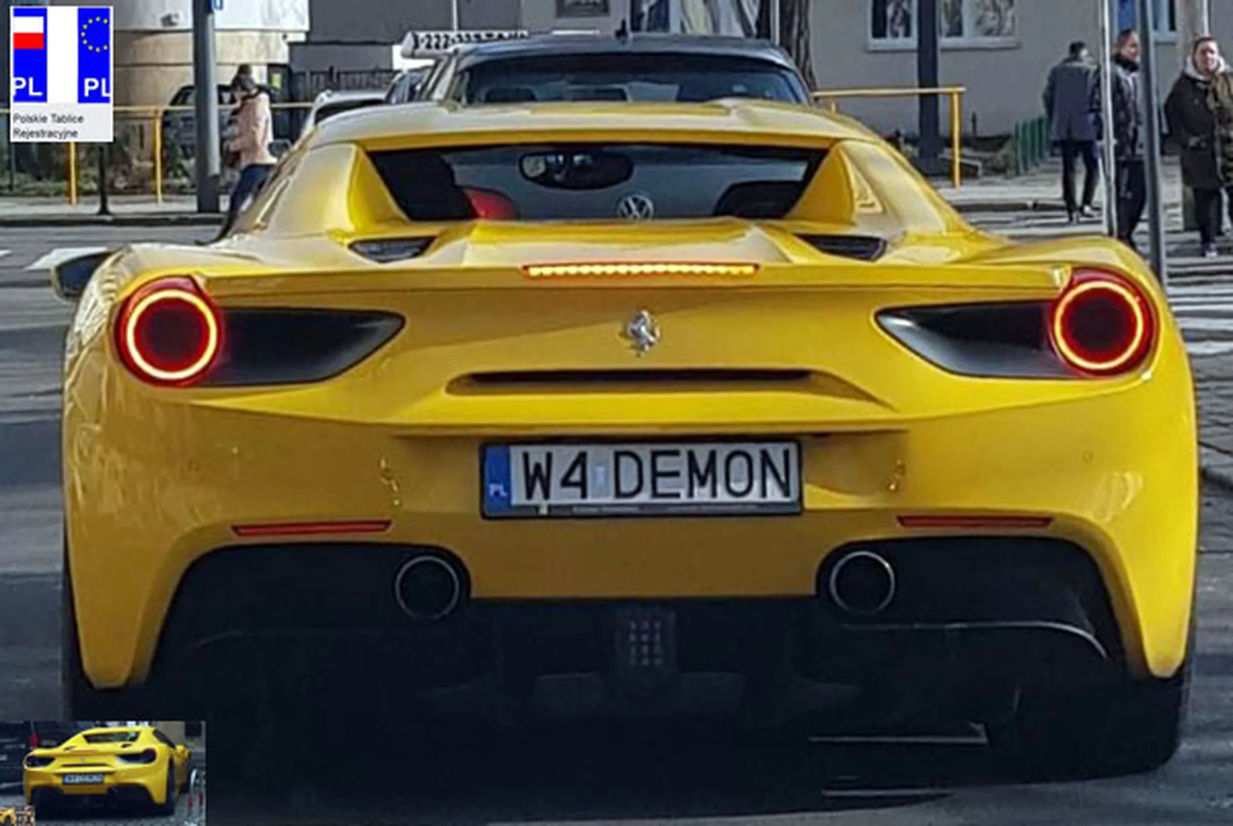 Fajny numer, blacha W4 DEMON