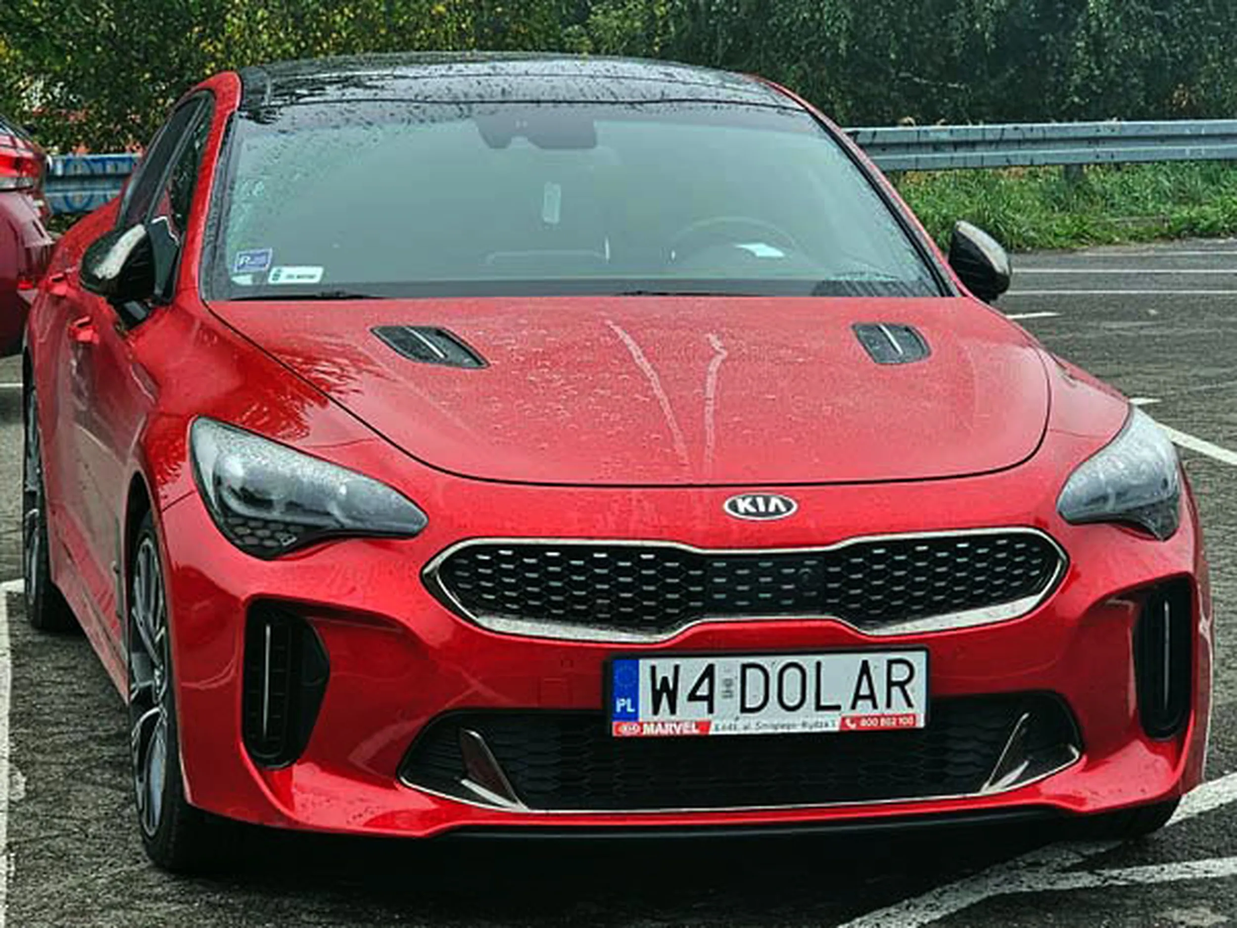 Fajny numer, blacha W4 DOLAR