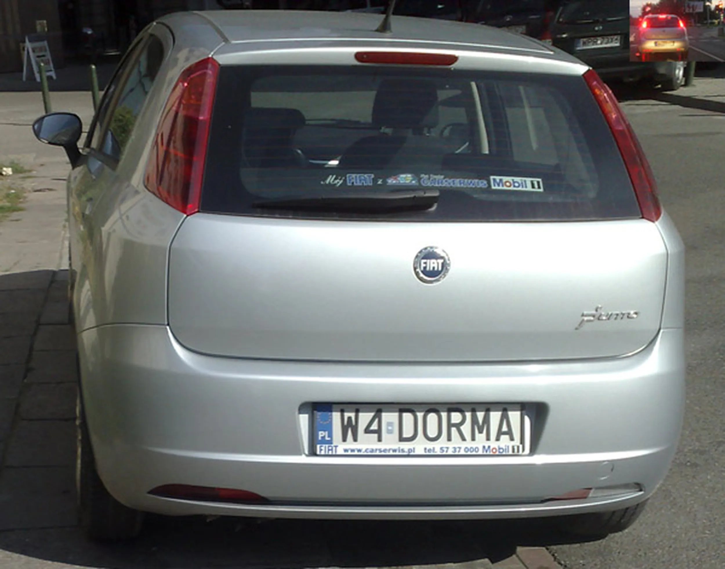 Fajny numer, blacha W4 DORMA