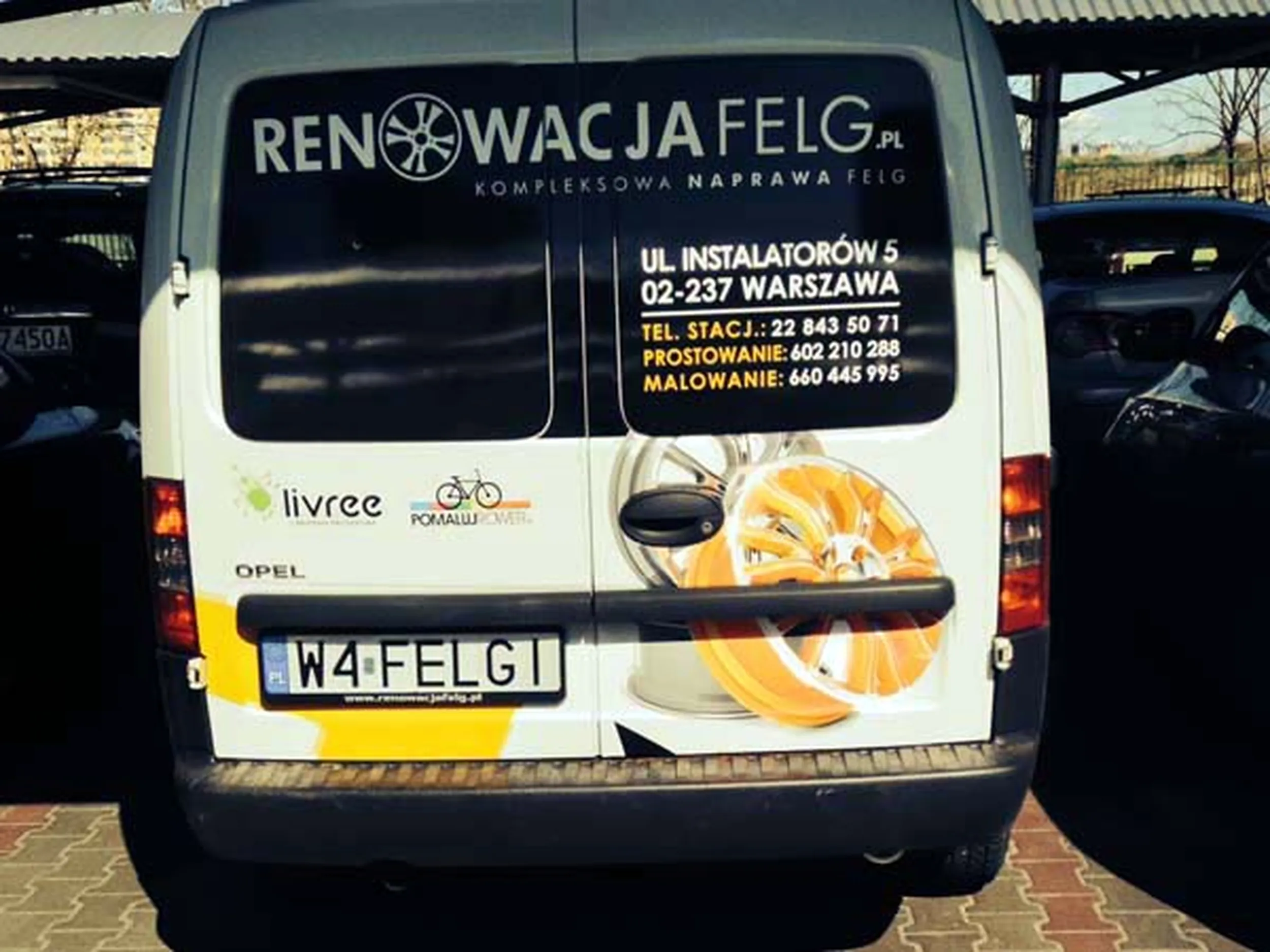 Fajny numer, blacha W4 FELGI