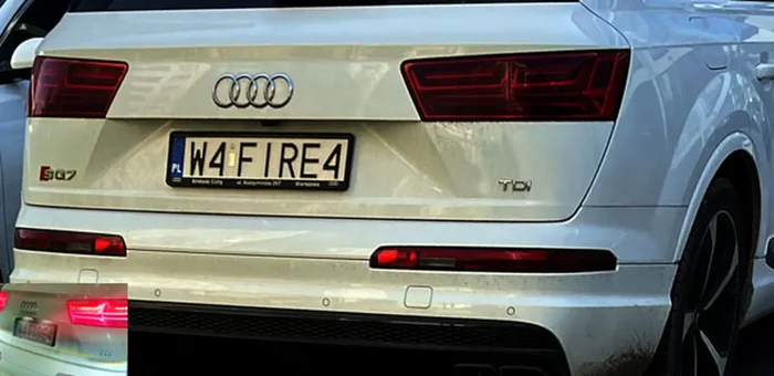 Fajny numer, blacha W4 FIRE4