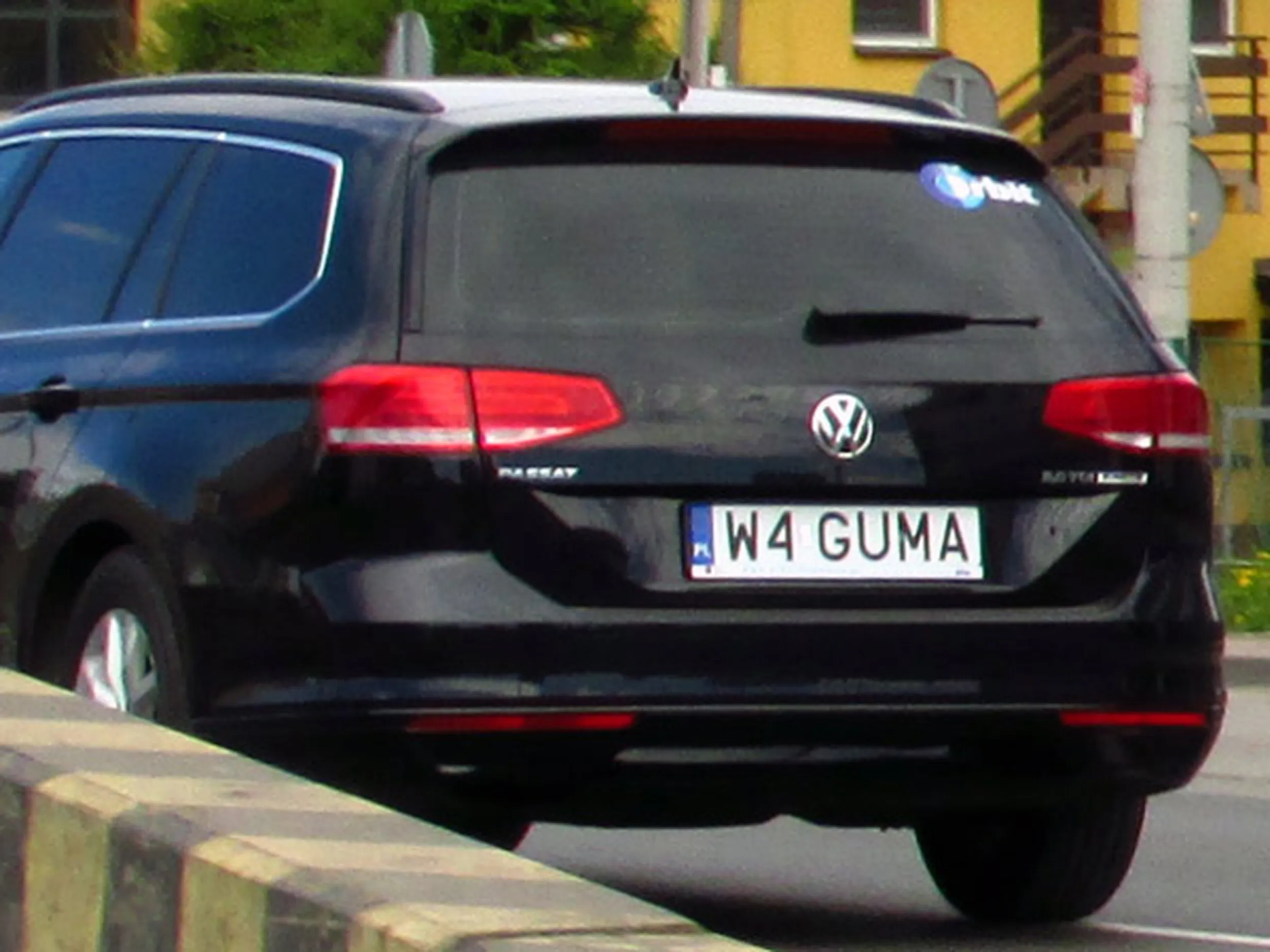 Fajny numer, blacha W4 GUMA