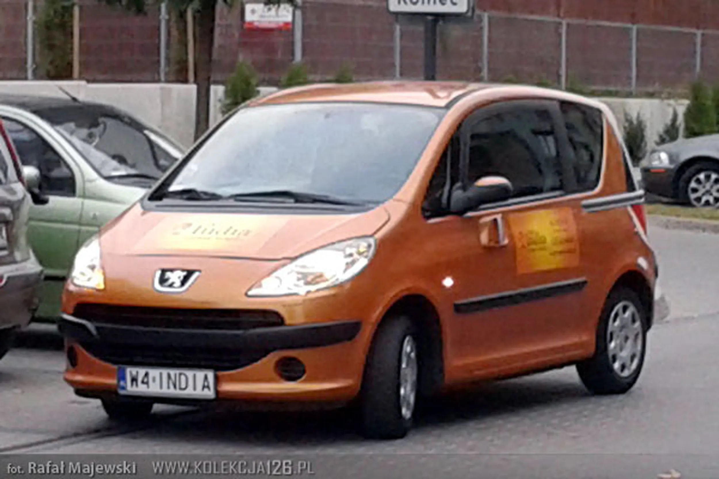 Fajny numer, blacha W4 INDIA