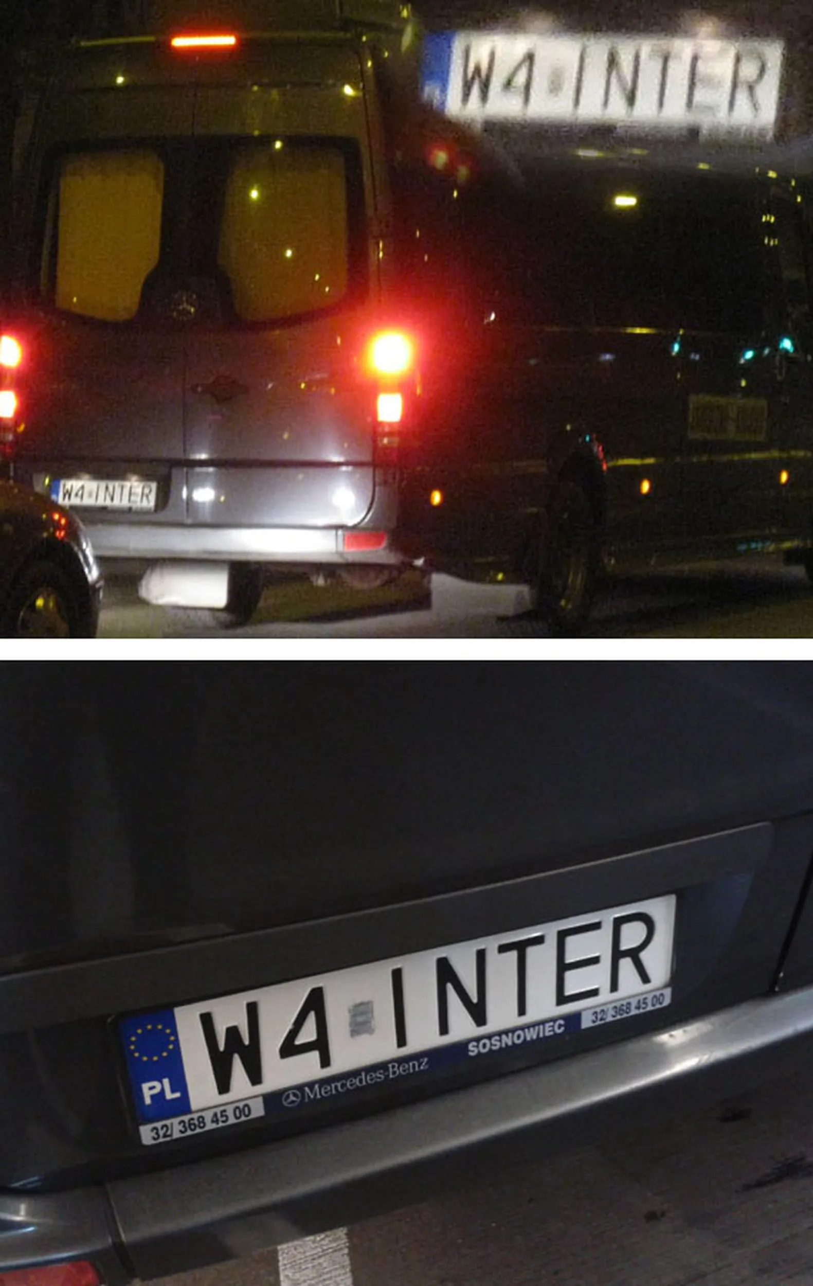 Fajny numer, blacha W4 INTER