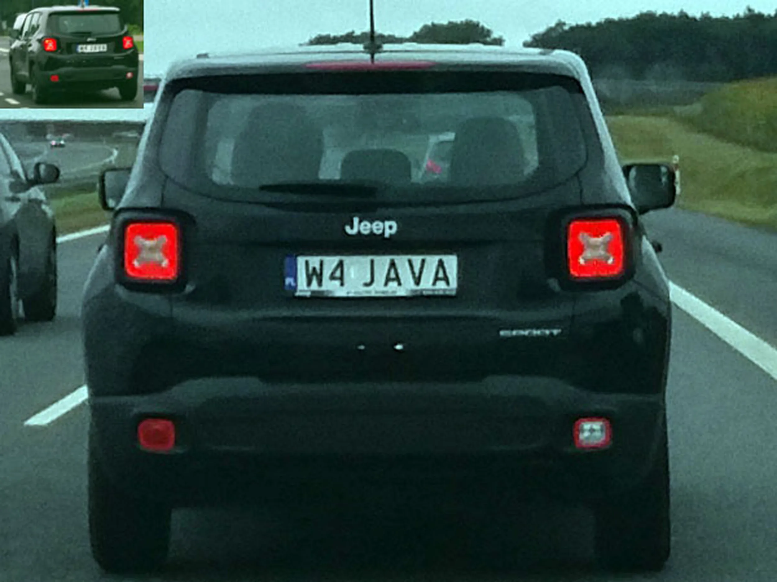 Fajny numer, blacha W4 JAVA