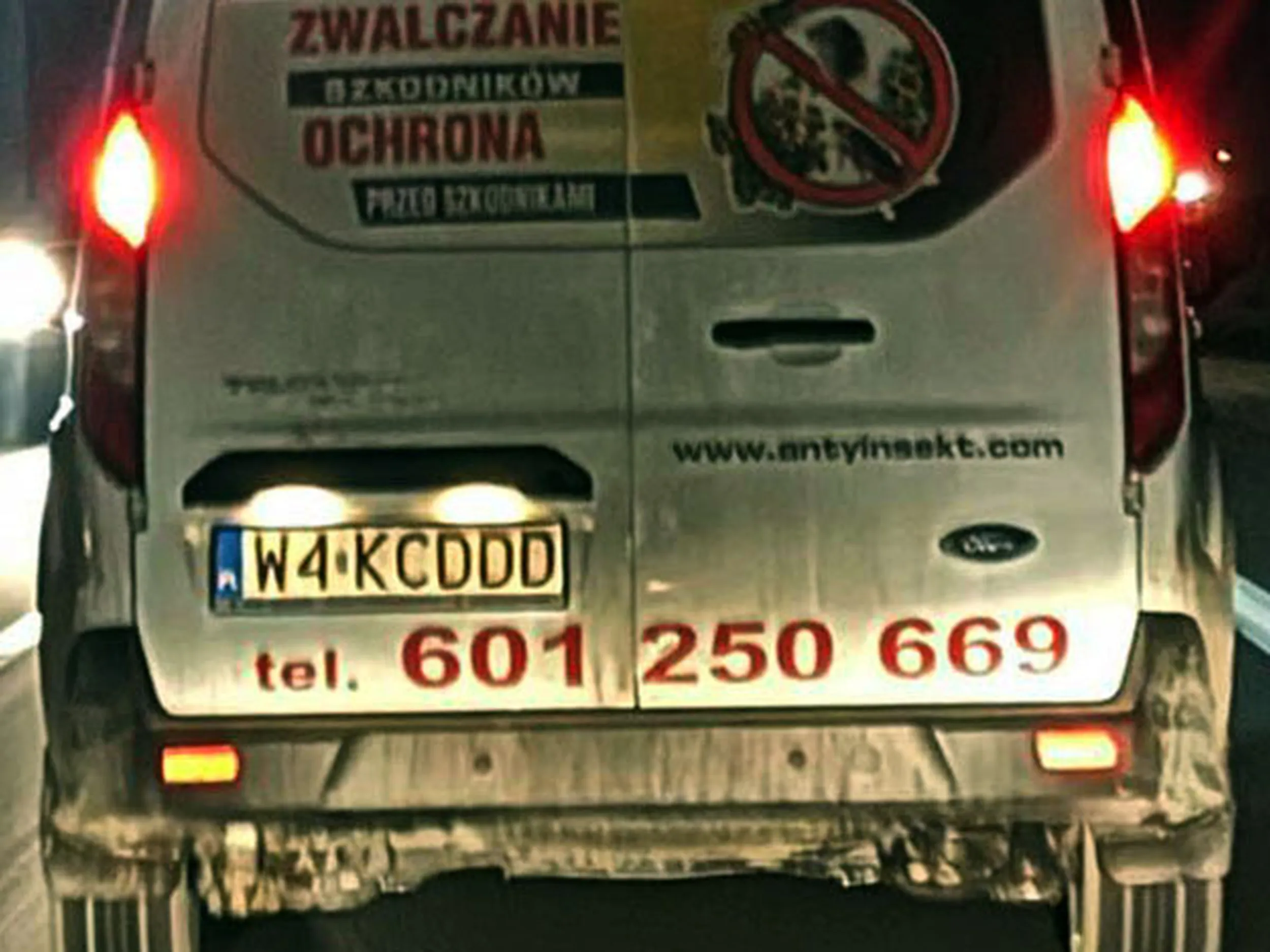 Fajny numer, blacha W4 KCDDD