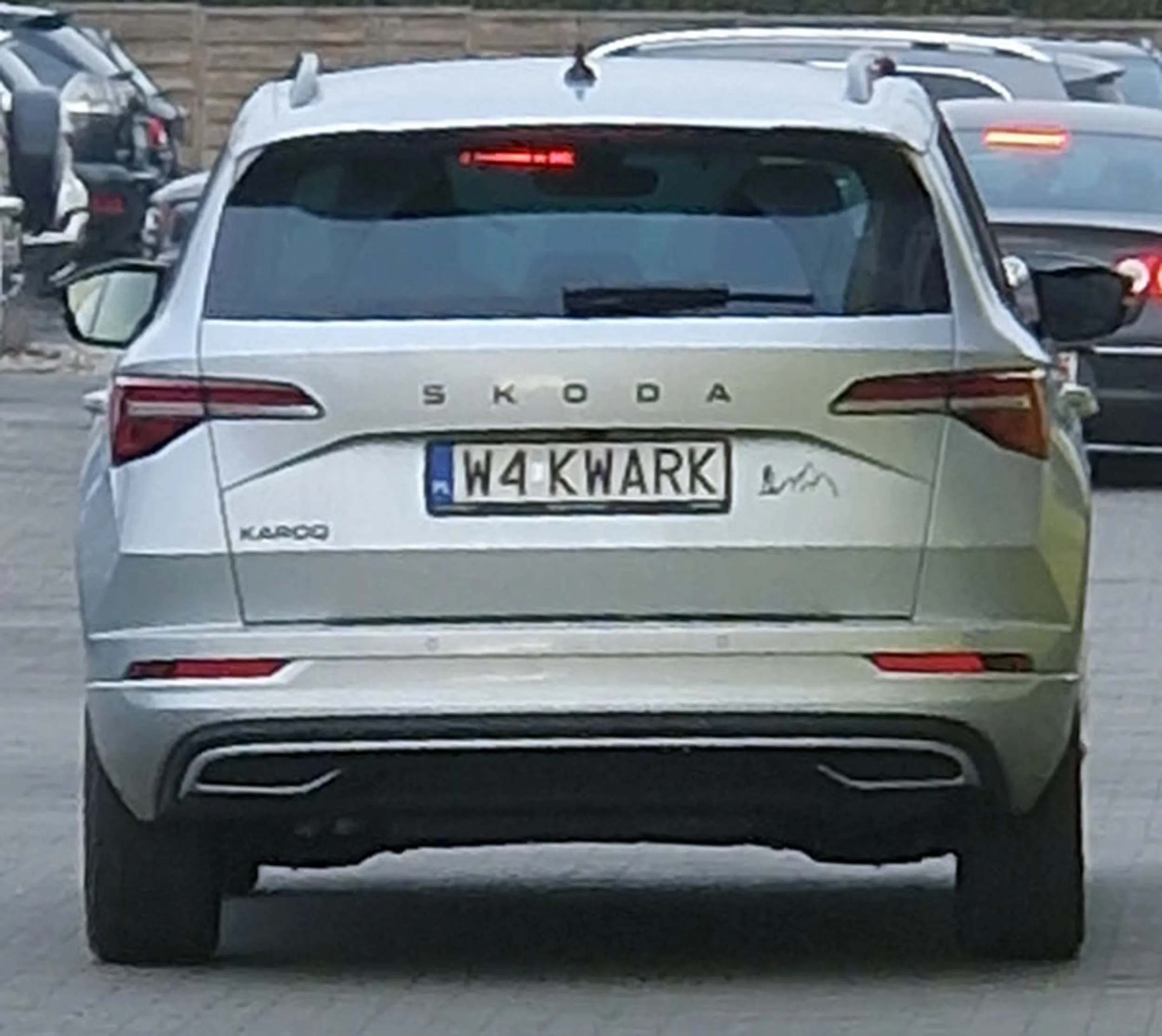 Fajny numer, blacha W4 KWARK