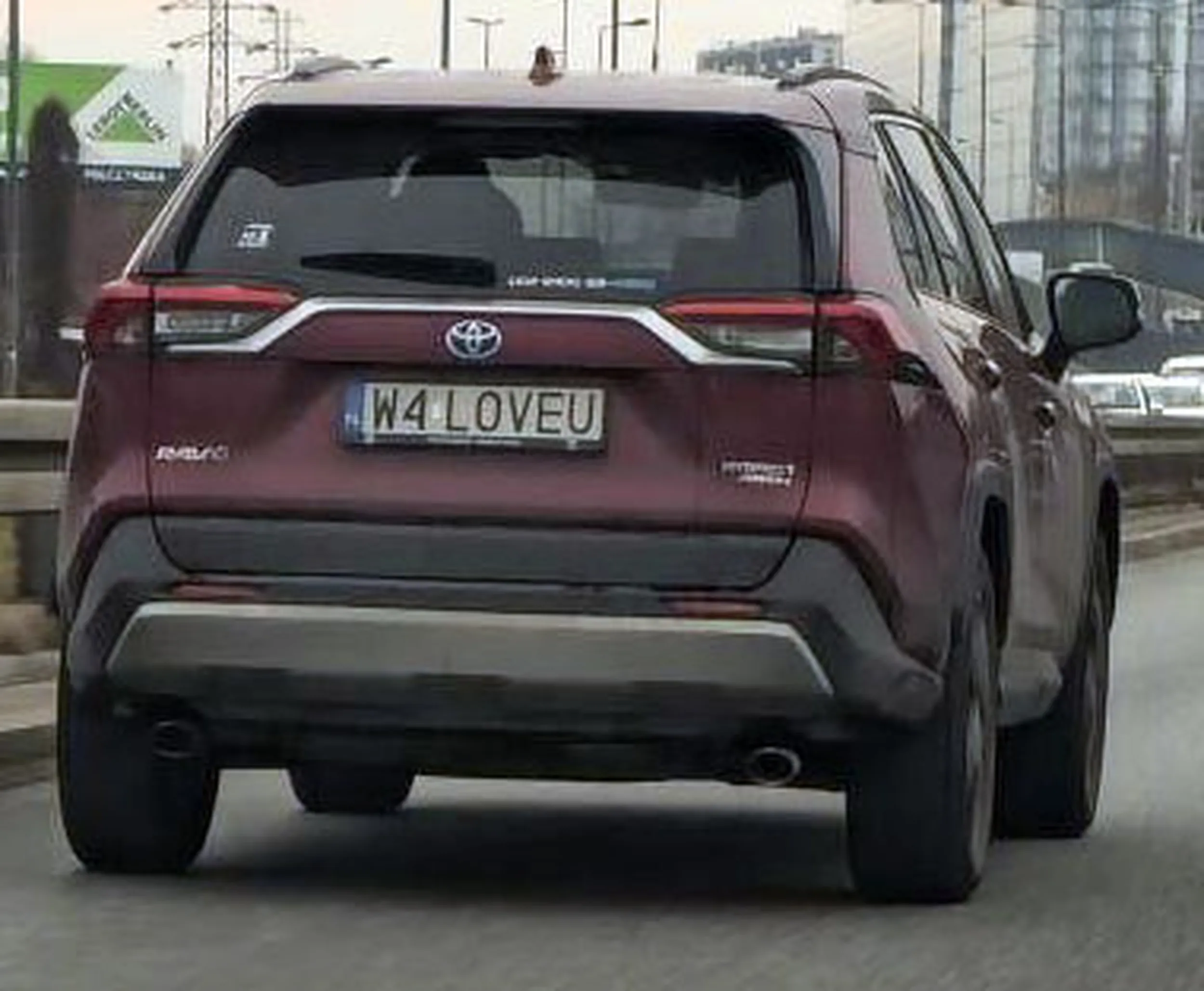 Fajny numer, blacha W4 LOVEU