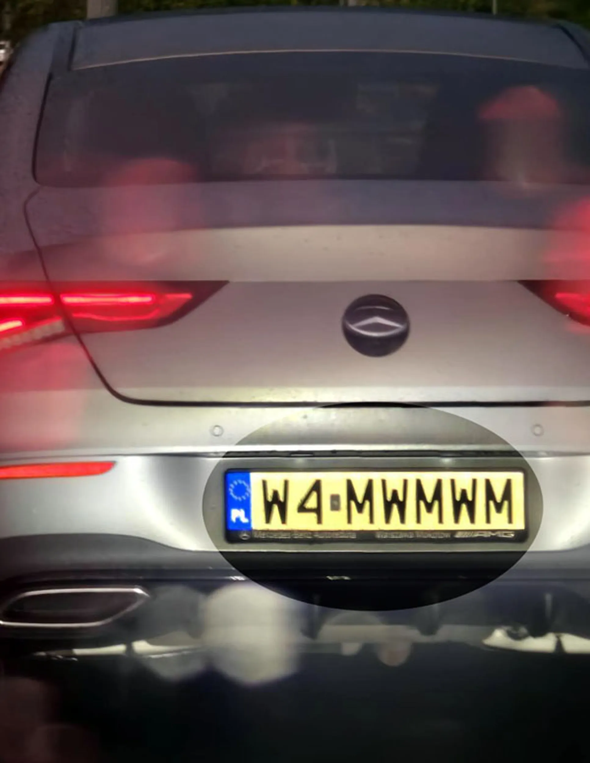 Fajny numer, blacha W4 MWMWM