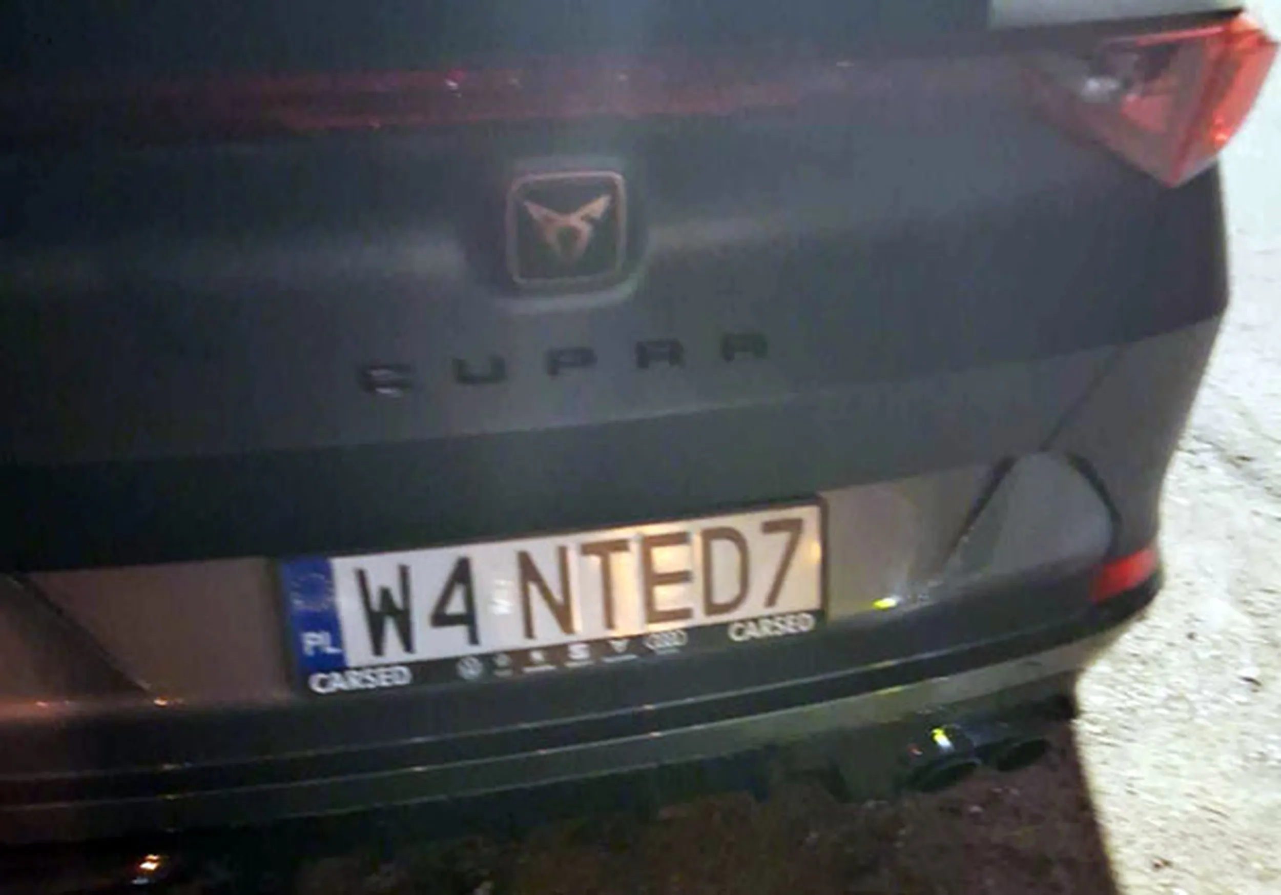 Fajny numer, blacha W4 NTED7