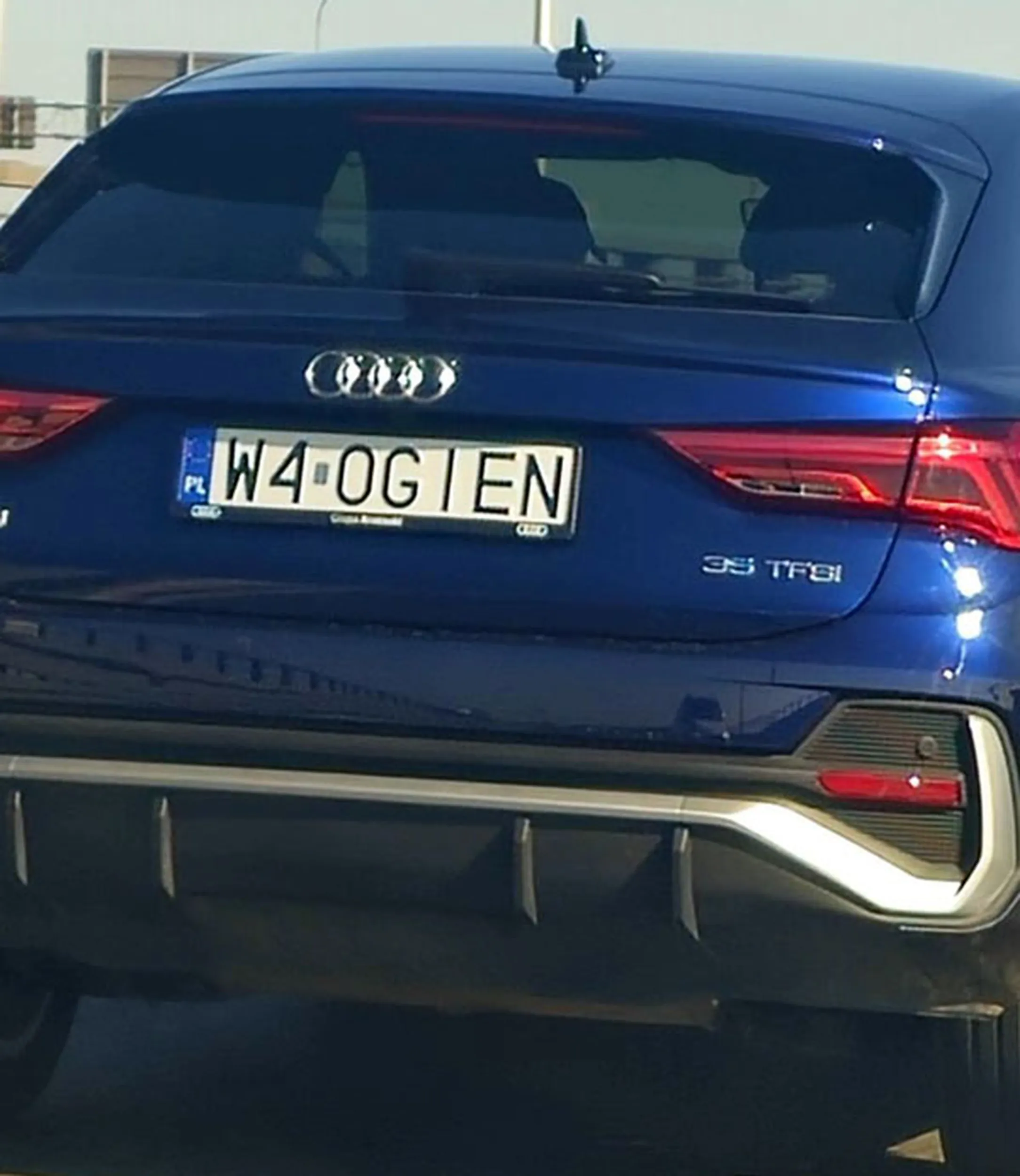 Fajny numer, blacha W4 OGIEN