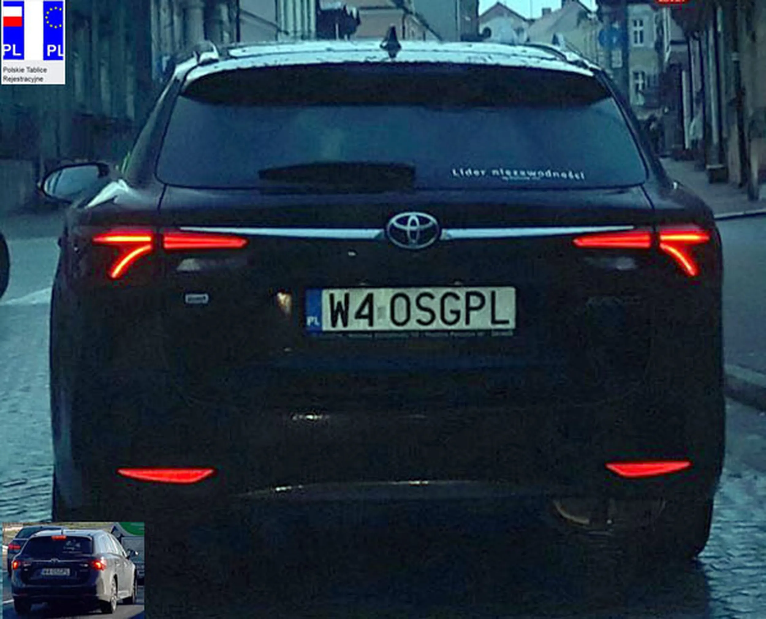 Fajny numer, blacha W4 OSGPL