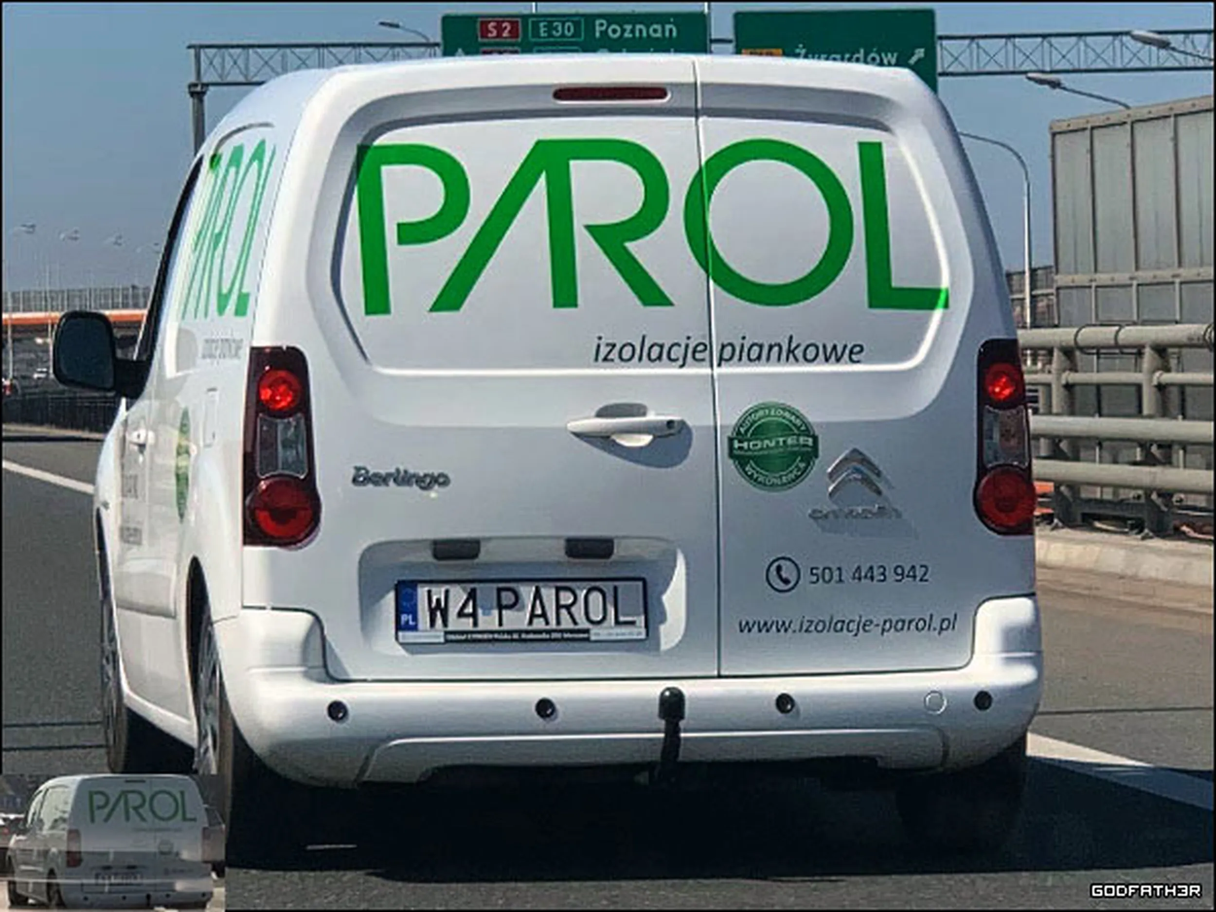 Fajny numer, blacha W4 PAROL